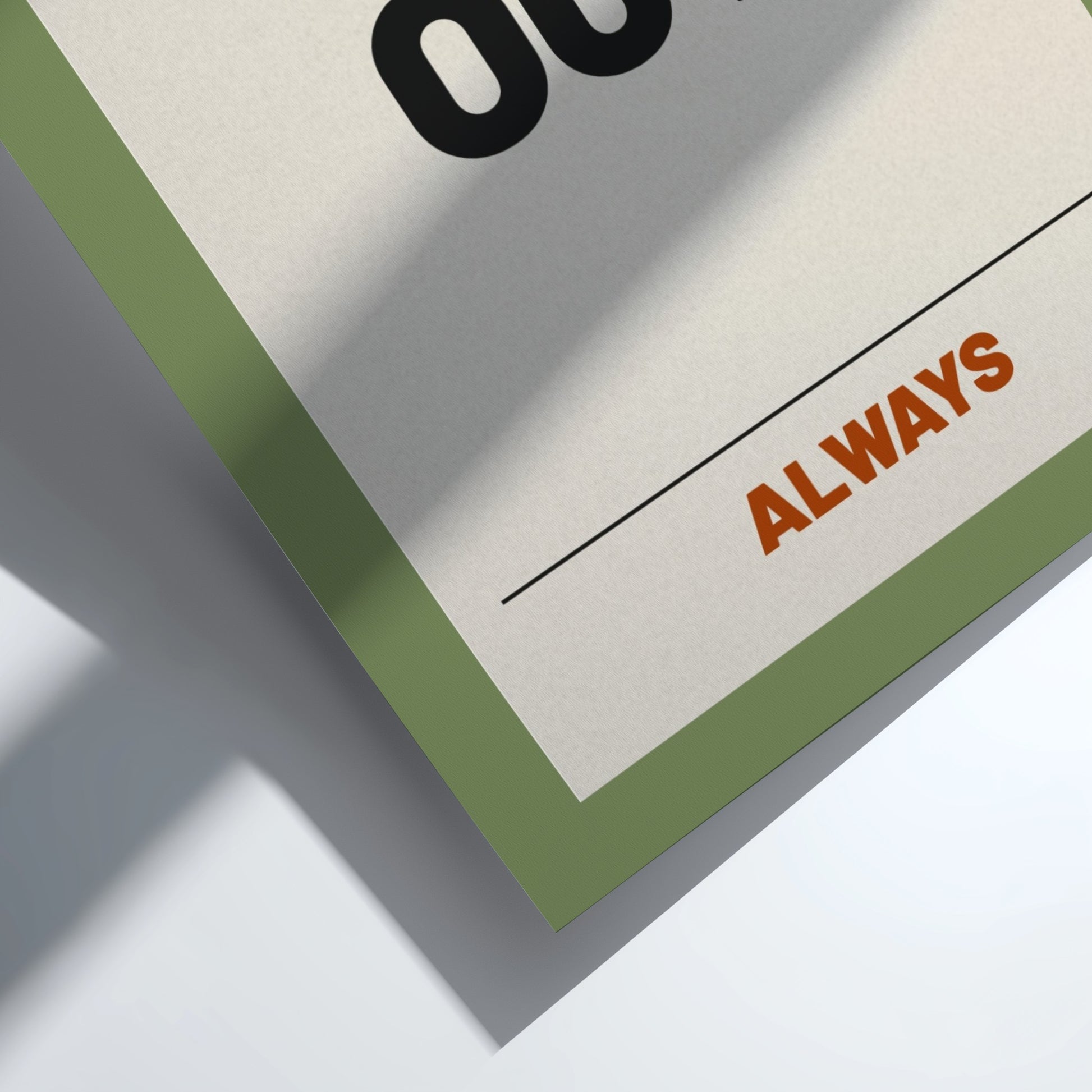 Motivational quotes poster featuring bold typography in neutral colors, perfect for home decor.