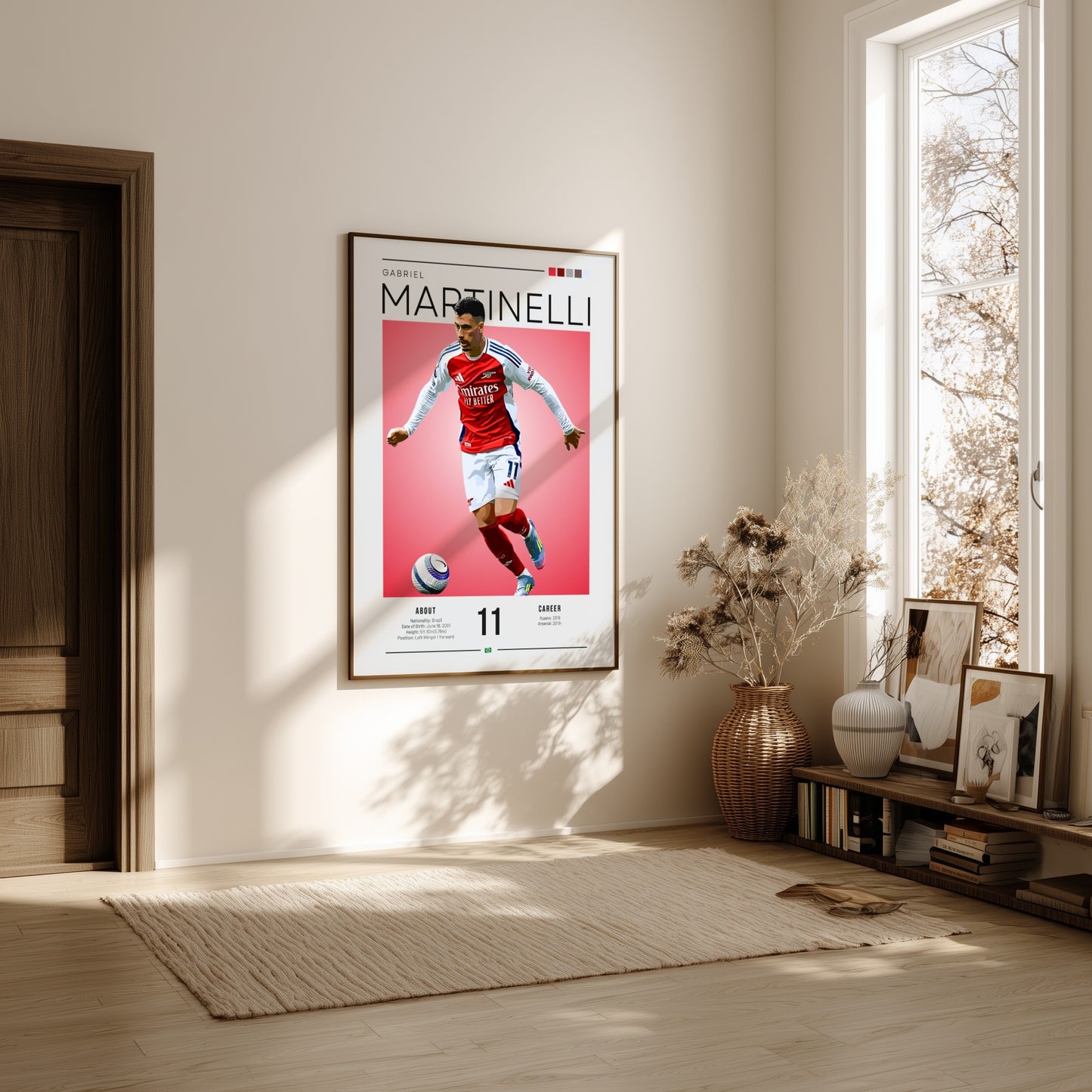 Gabriel Martinelli Poster - Football Wall Art