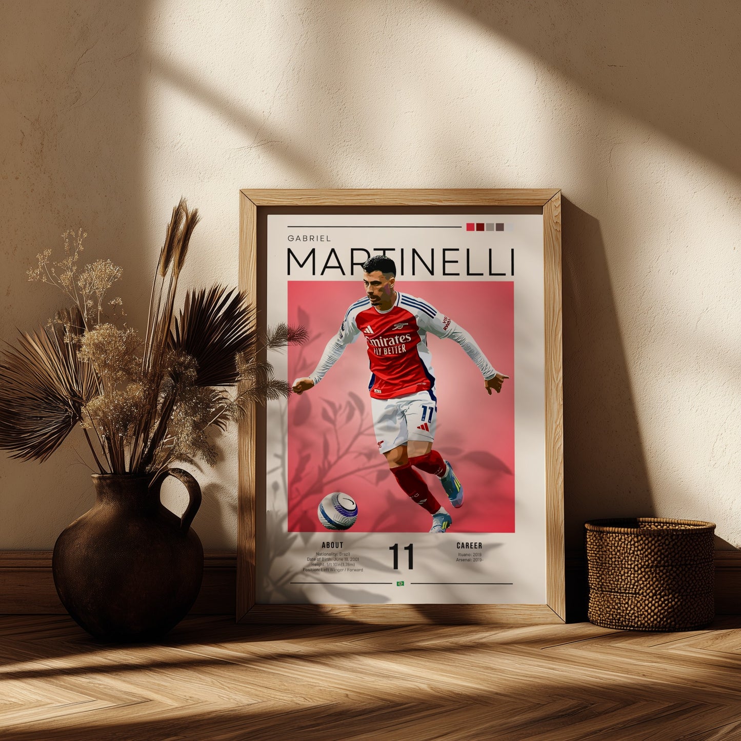 Gabriel Martinelli Poster - Football Wall Art