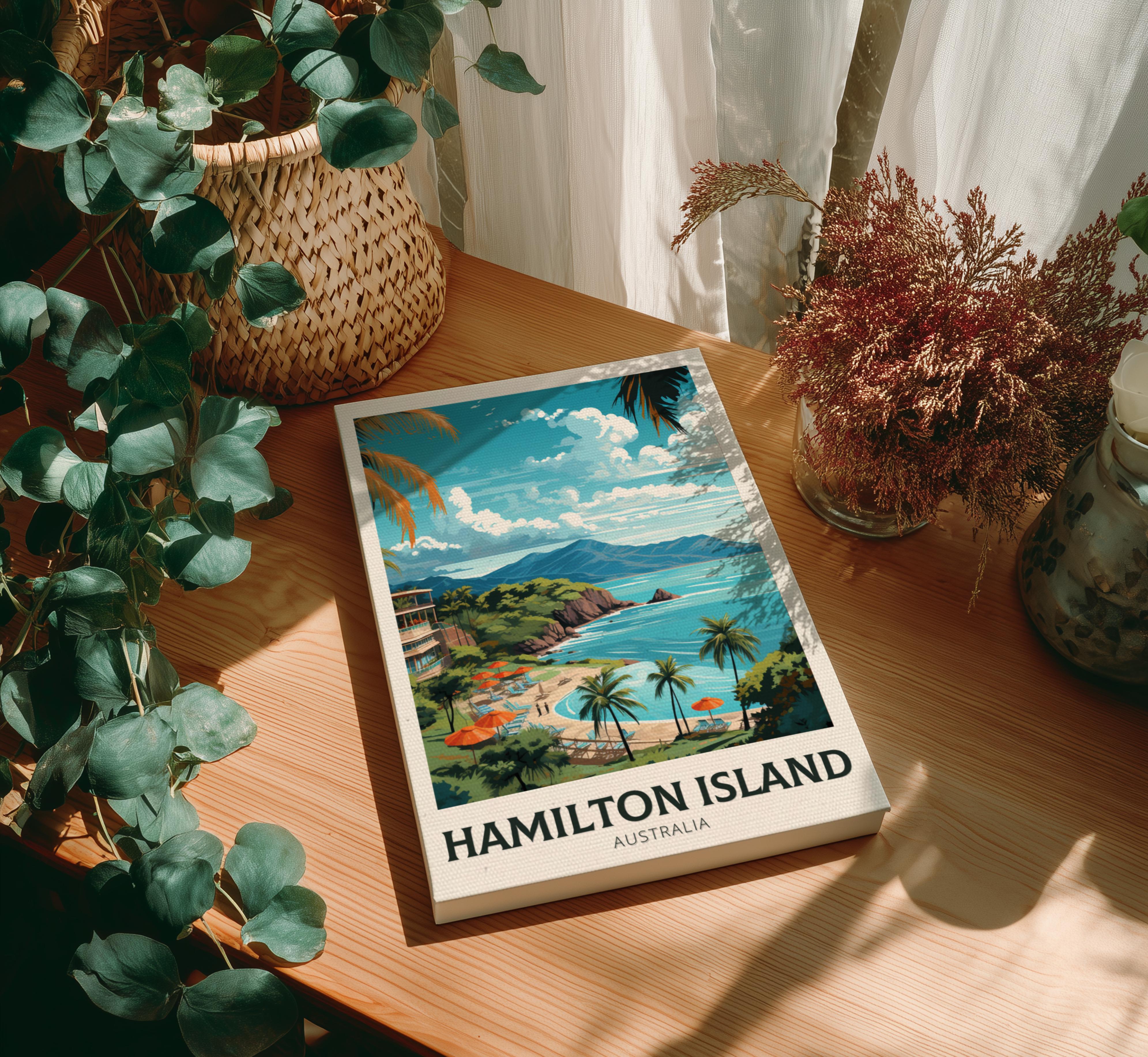Australia HAMILTON ISLAND TRAVEL PRINT - WALLART AUSTRALIA