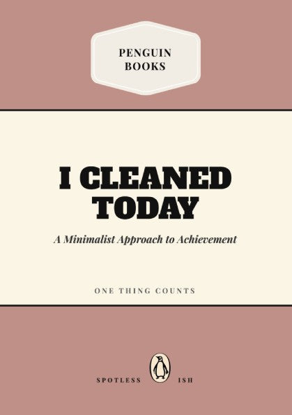 Funny quote poster with minimalist design and bold typography