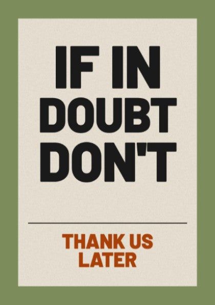 Motivational poster featuring bold typography in earthy tones, perfect for home decor and inspiration.