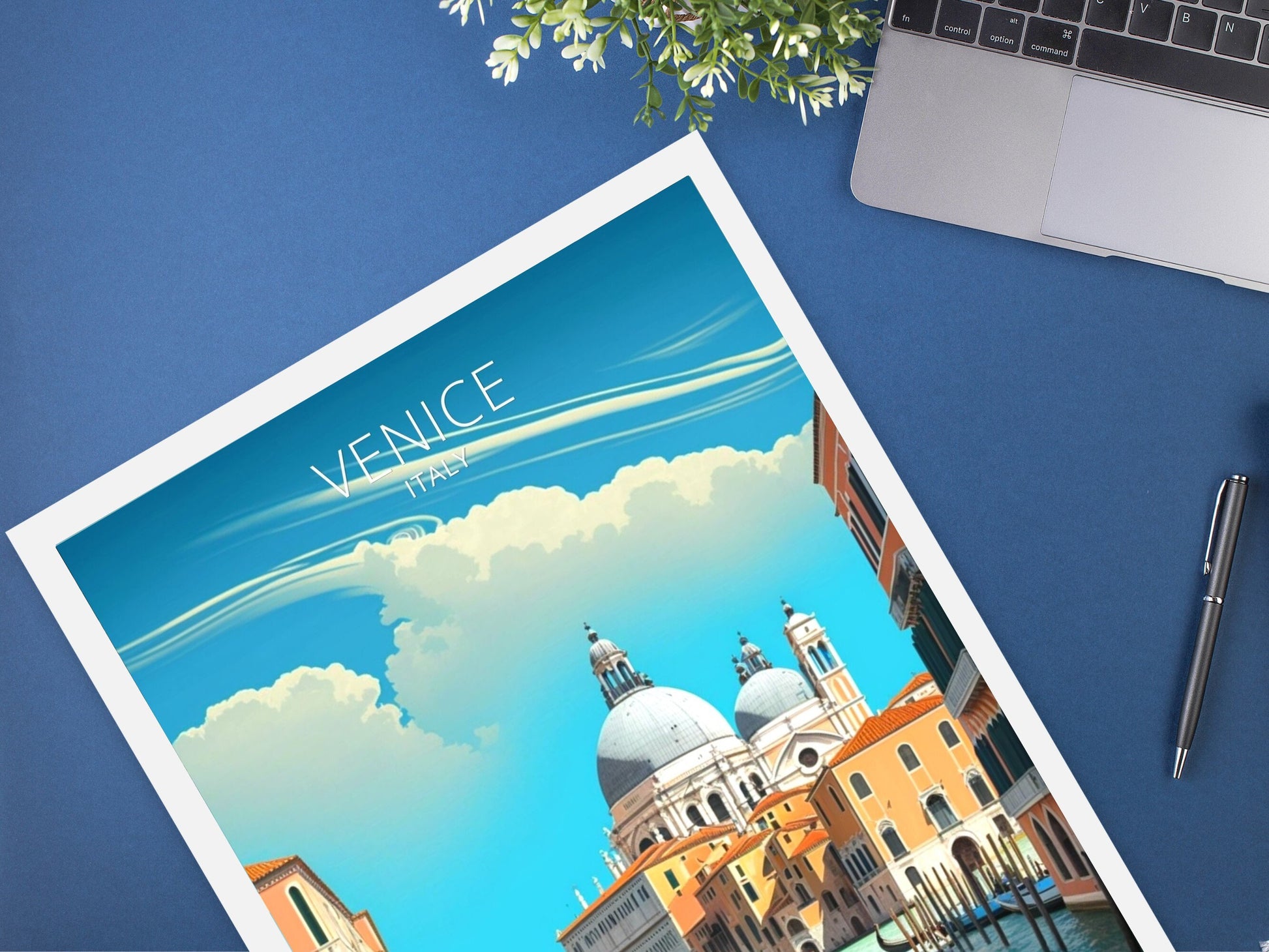 Venice Travel Print | Venice Illustration | Venice Wall Art | Venice Poster | Italy Poster | Venice Home Decor | Venice Home Decor | ID 011