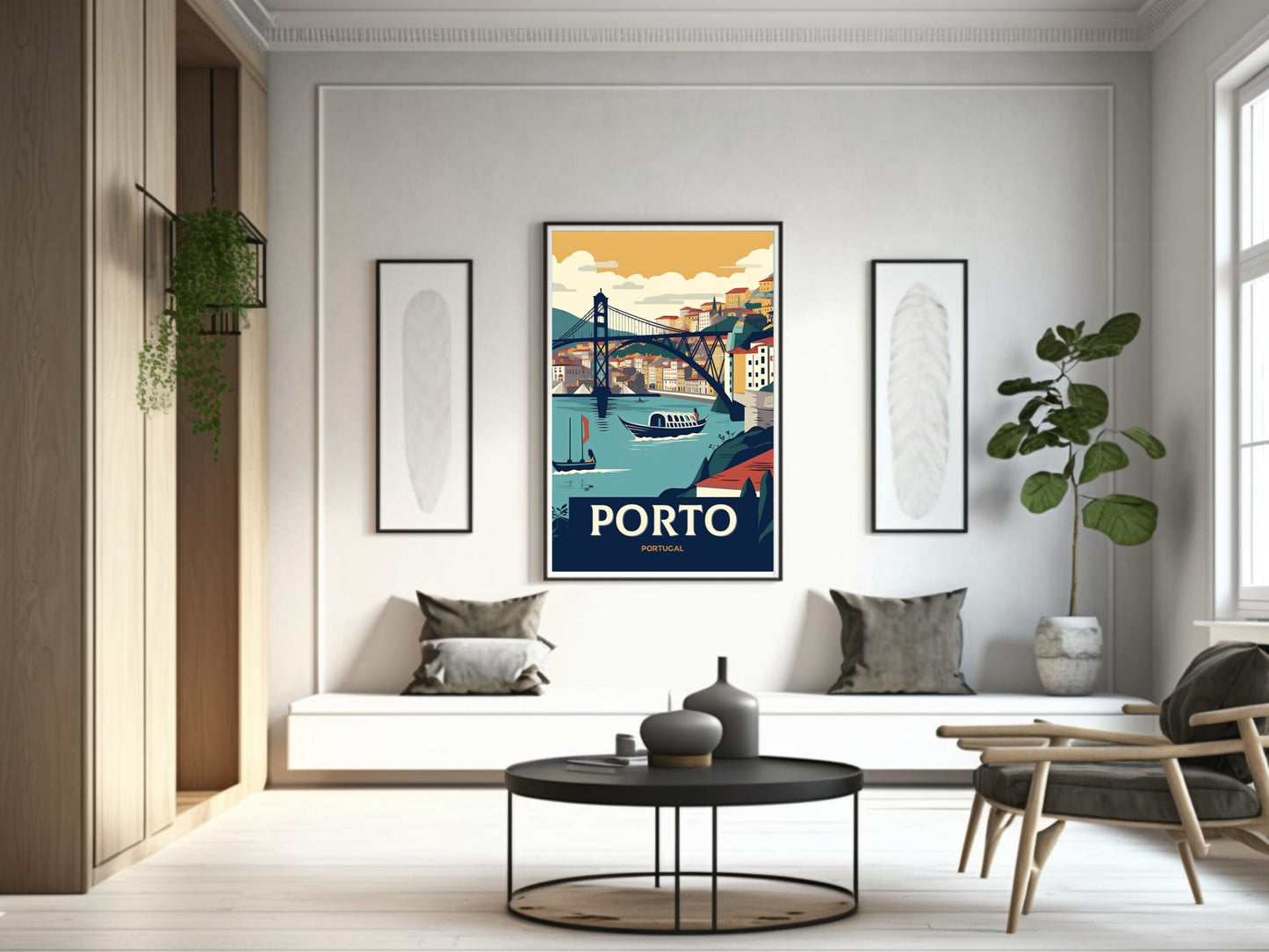 Porto Travel Print | Porto Illustration | Porto Art | Porto Print | Portugal Print | Portugal Decor | Porto Poster | Travel gift | ID 037