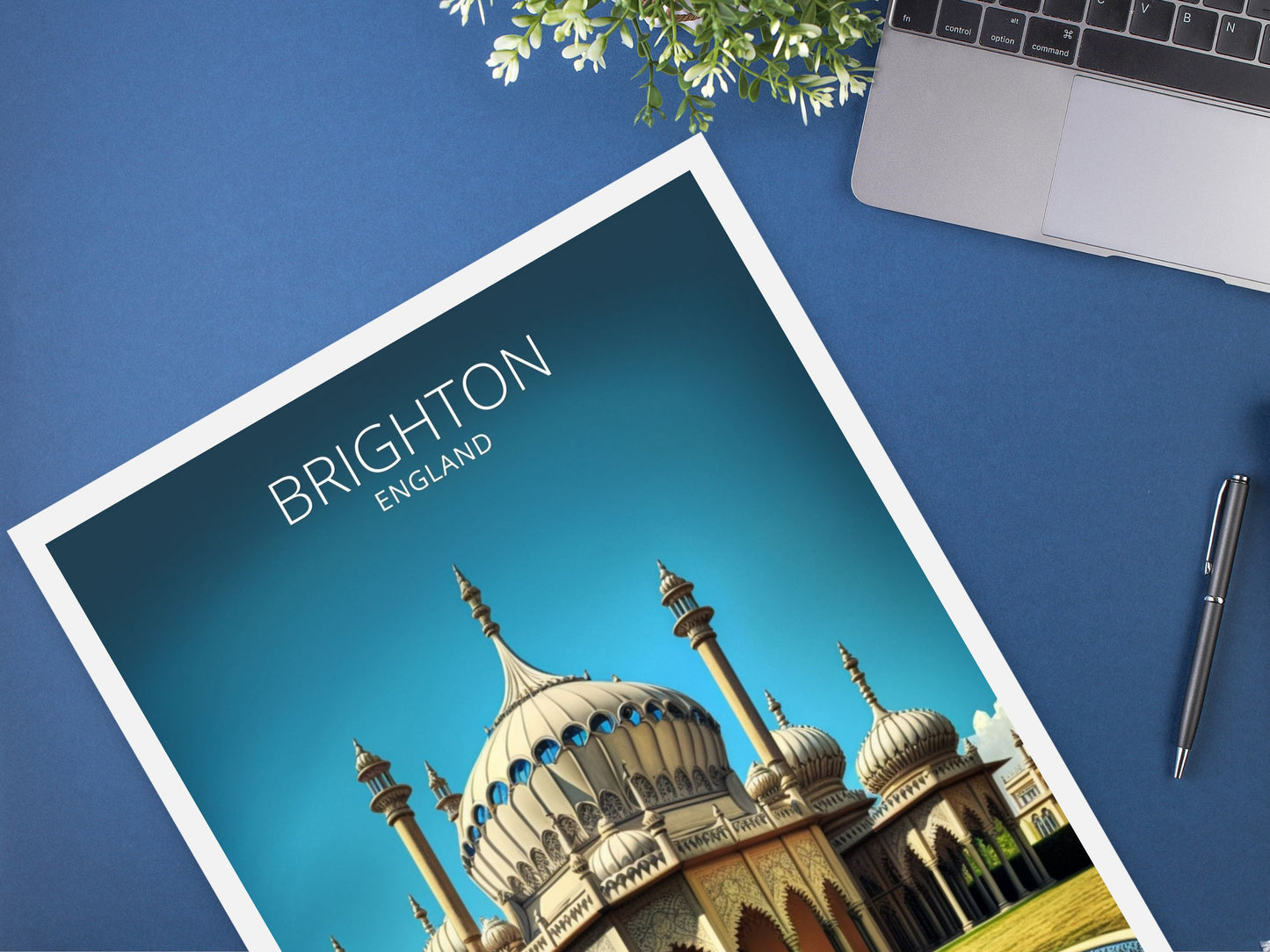 Brighton Travel Print | Brighton Illustration | Brighton Wall Art | England Print | Brighton Home Decor | Brighton Poster | ID 010