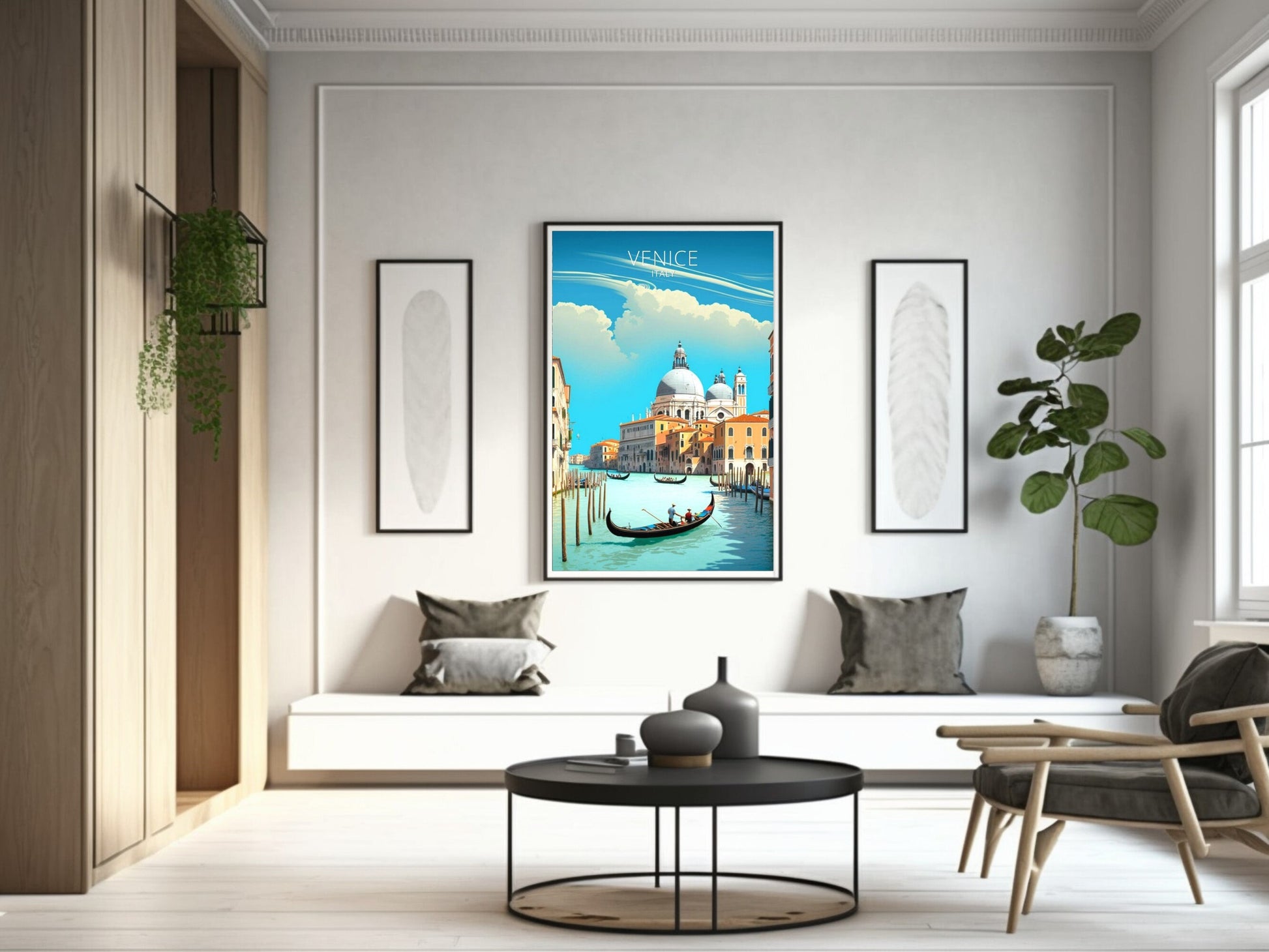 Venice Travel Print | Venice Illustration | Venice Wall Art | Venice Poster | Italy Poster | Venice Home Decor | Venice Home Decor | ID 011