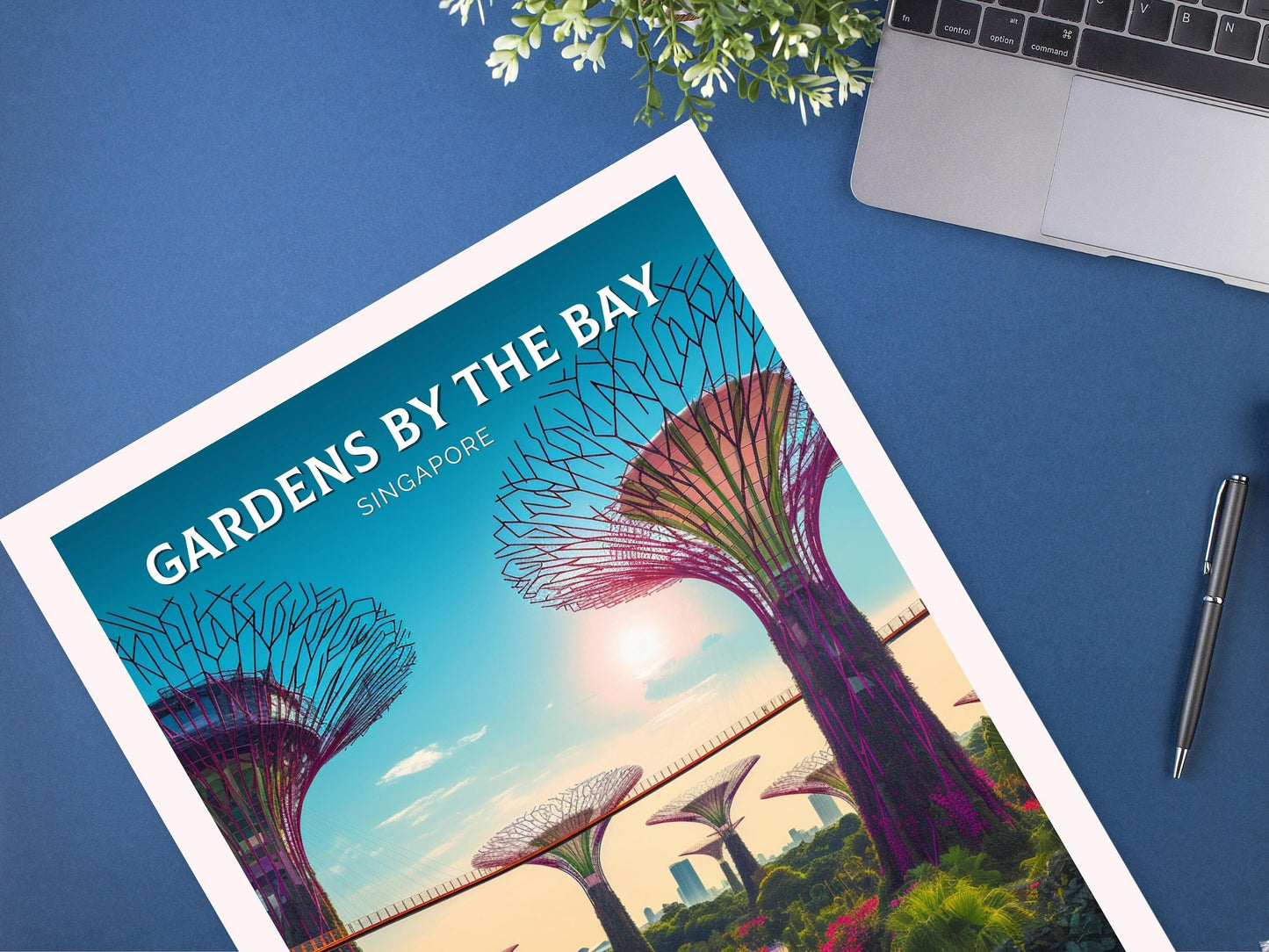 Garden by the Bay Print | Garden by the Bay Illustration | Singapore Poster | Singapore Print | ID 074