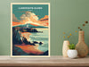 Llanddwyn Island Travel Print | Llanddwyn Island Illustration | Llanddwyn Wall Art | Llanddwyn Print | Wales Print | Wales Poster | ID 034