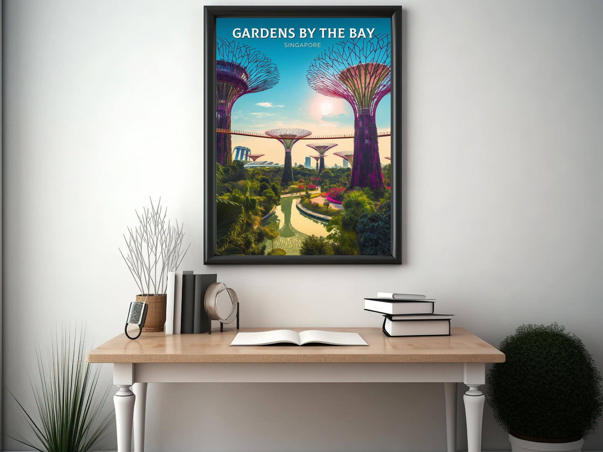 Garden by the Bay Print | Garden by the Bay Illustration | Singapore Poster | Singapore Print | ID 074