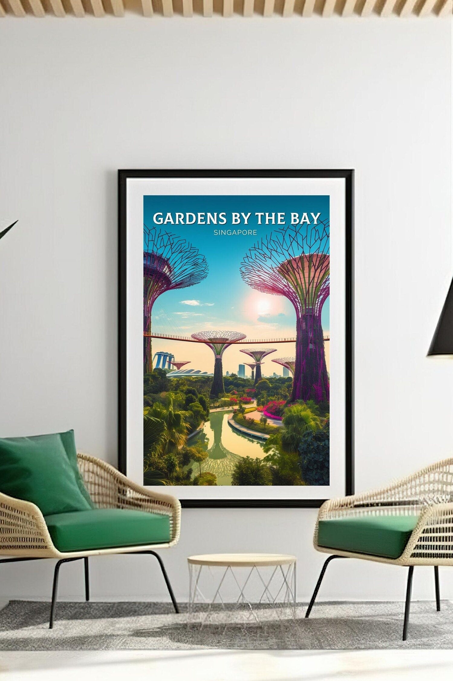 Garden by the Bay Print | Garden by the Bay Illustration | Singapore Poster | Singapore Print | ID 074