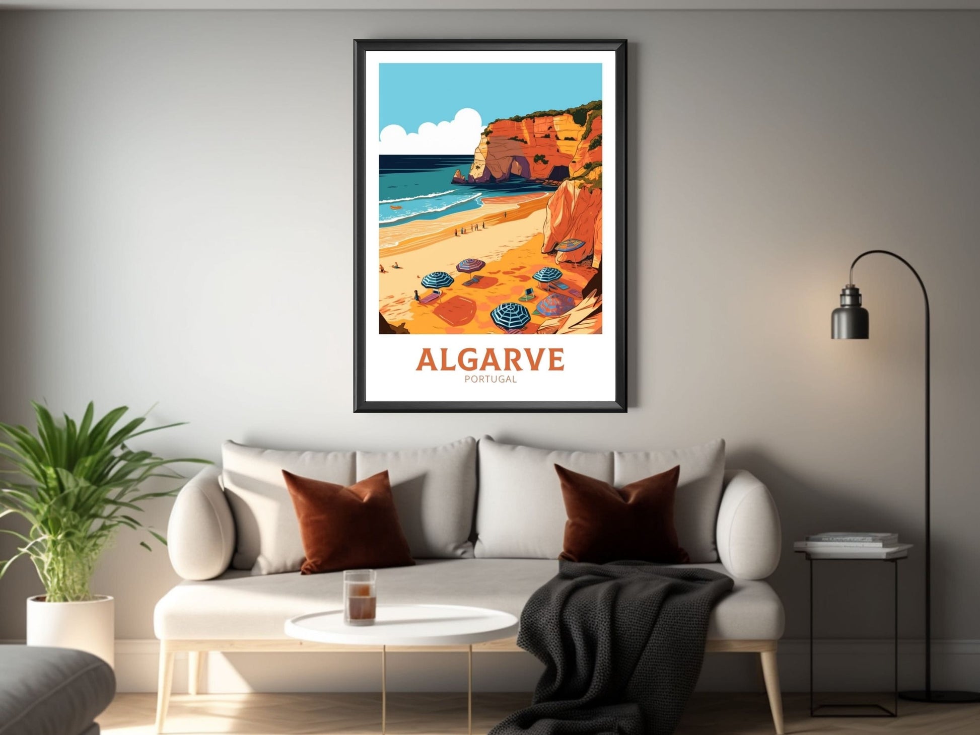 Algarve Travel Poster | Algarve Print | Algarve Home Décor | Algarve beach | Algarve Wall Art | Algarve poster | ID 120