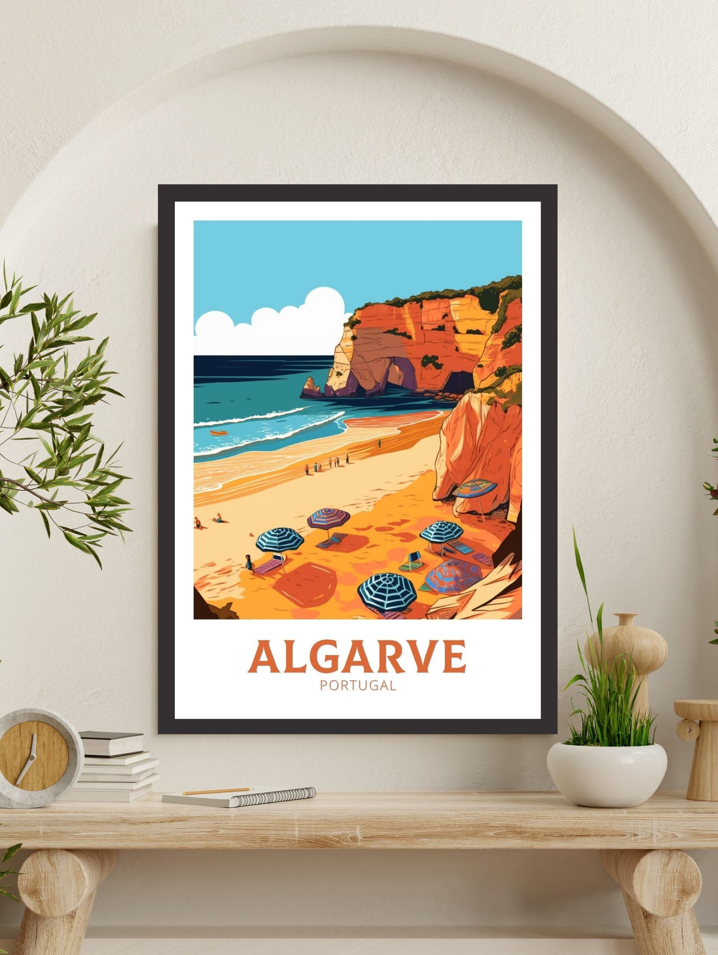 Algarve Travel Poster | Algarve Print | Algarve Home Décor | Algarve beach | Algarve Wall Art | Algarve poster | ID 120