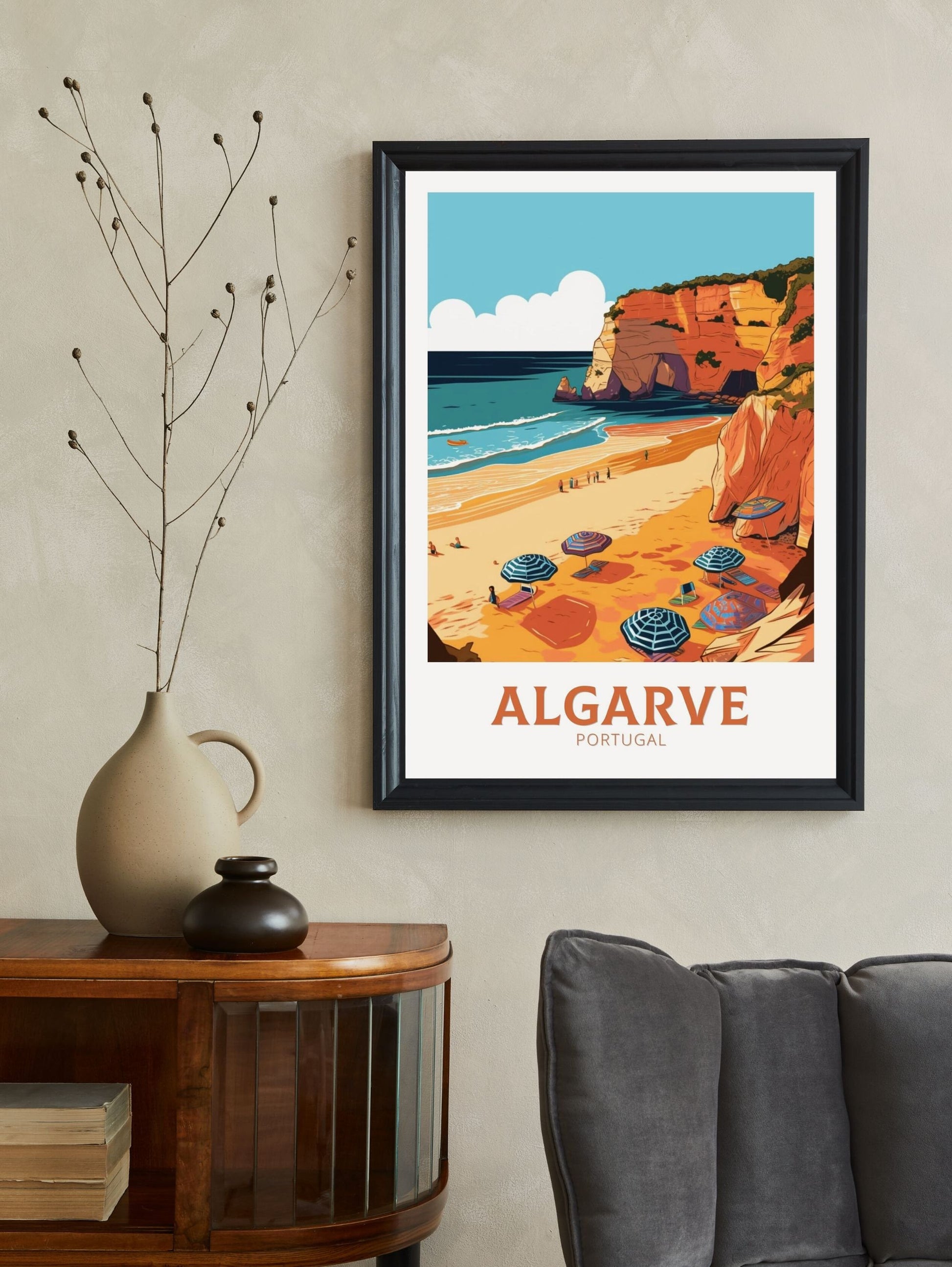 Algarve Travel Poster | Algarve Print | Algarve Home Décor | Algarve beach | Algarve Wall Art | Algarve poster | ID 120