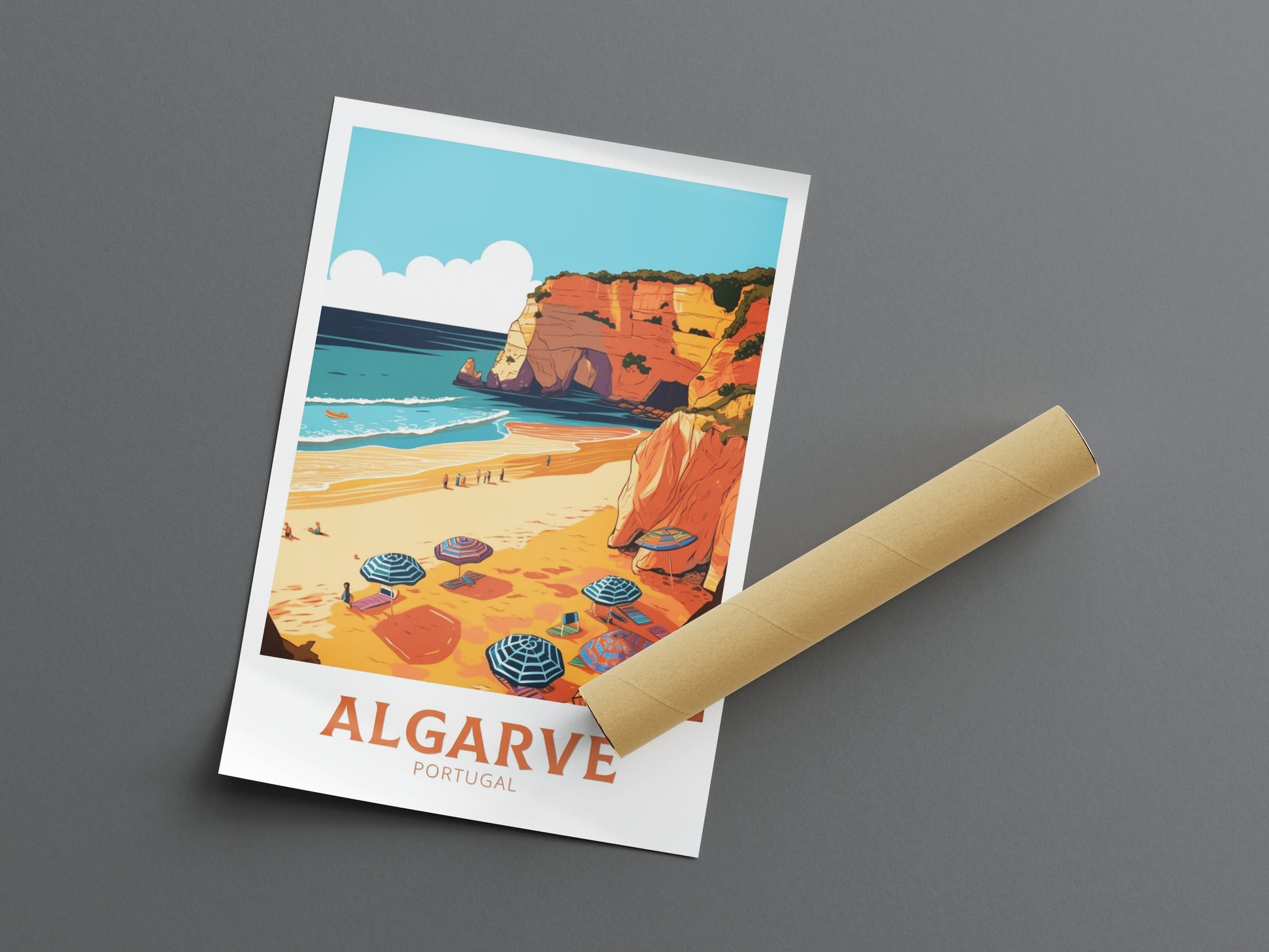 Algarve Travel Poster | Algarve Print | Algarve Home Décor | Algarve beach | Algarve Wall Art | Algarve poster | ID 120