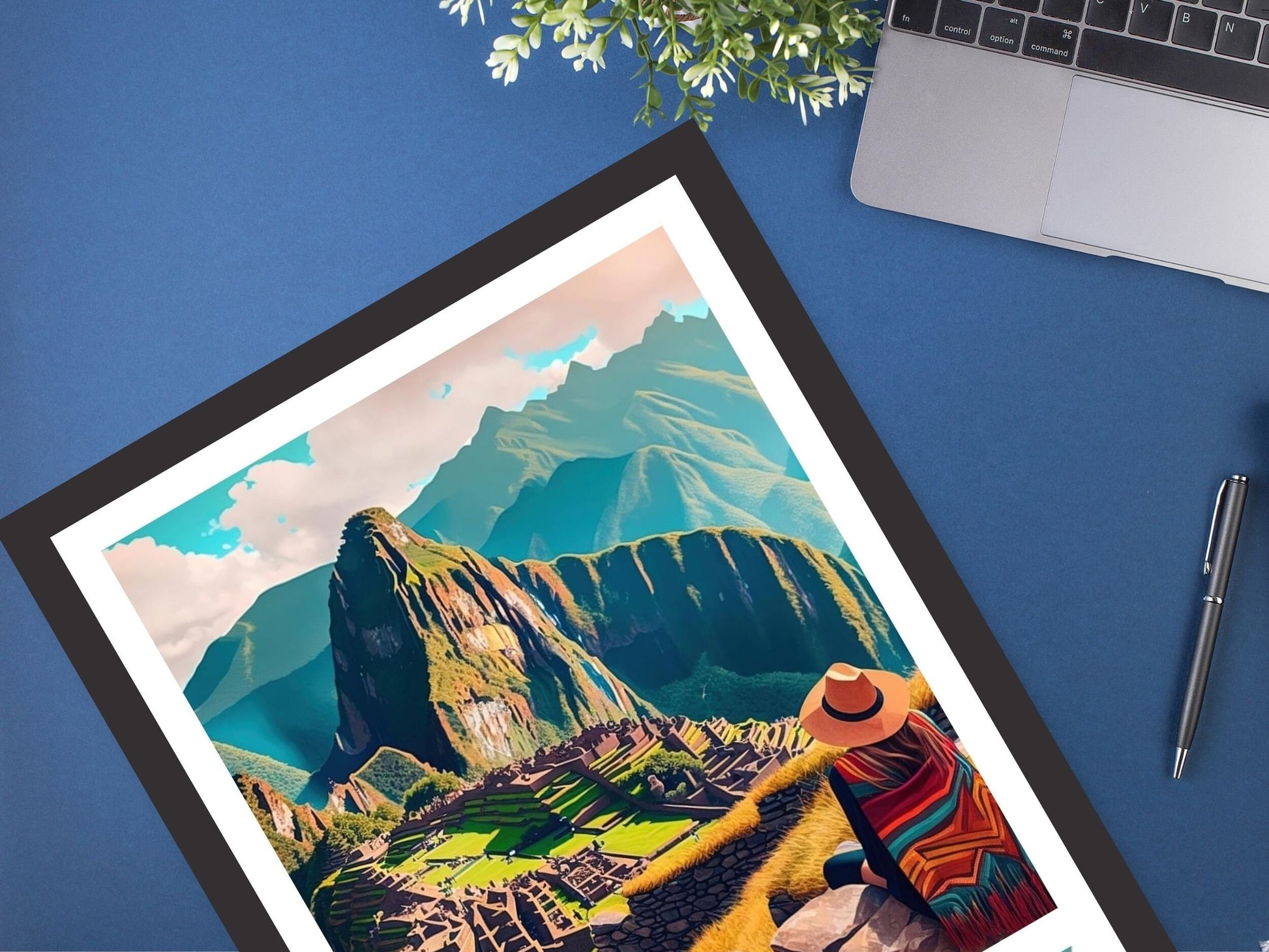 Machu Picchu Print | Machu Picchu Travel Poster | Wall Art | Travel Print | Housewarming Gift | Peru Travel Poster | Peru Print ID 123