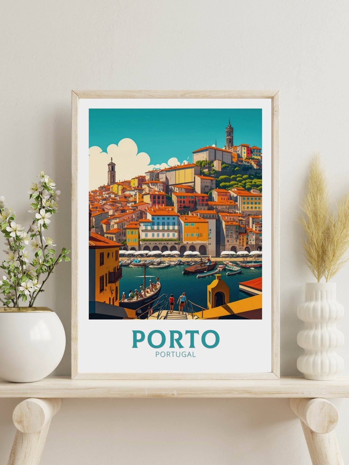 Porto Poster | Porto Travel Print | Porto Wall Art | Porto Print | Portugal Print | Portugal Home Decor | Porto Travel Art | ID 125