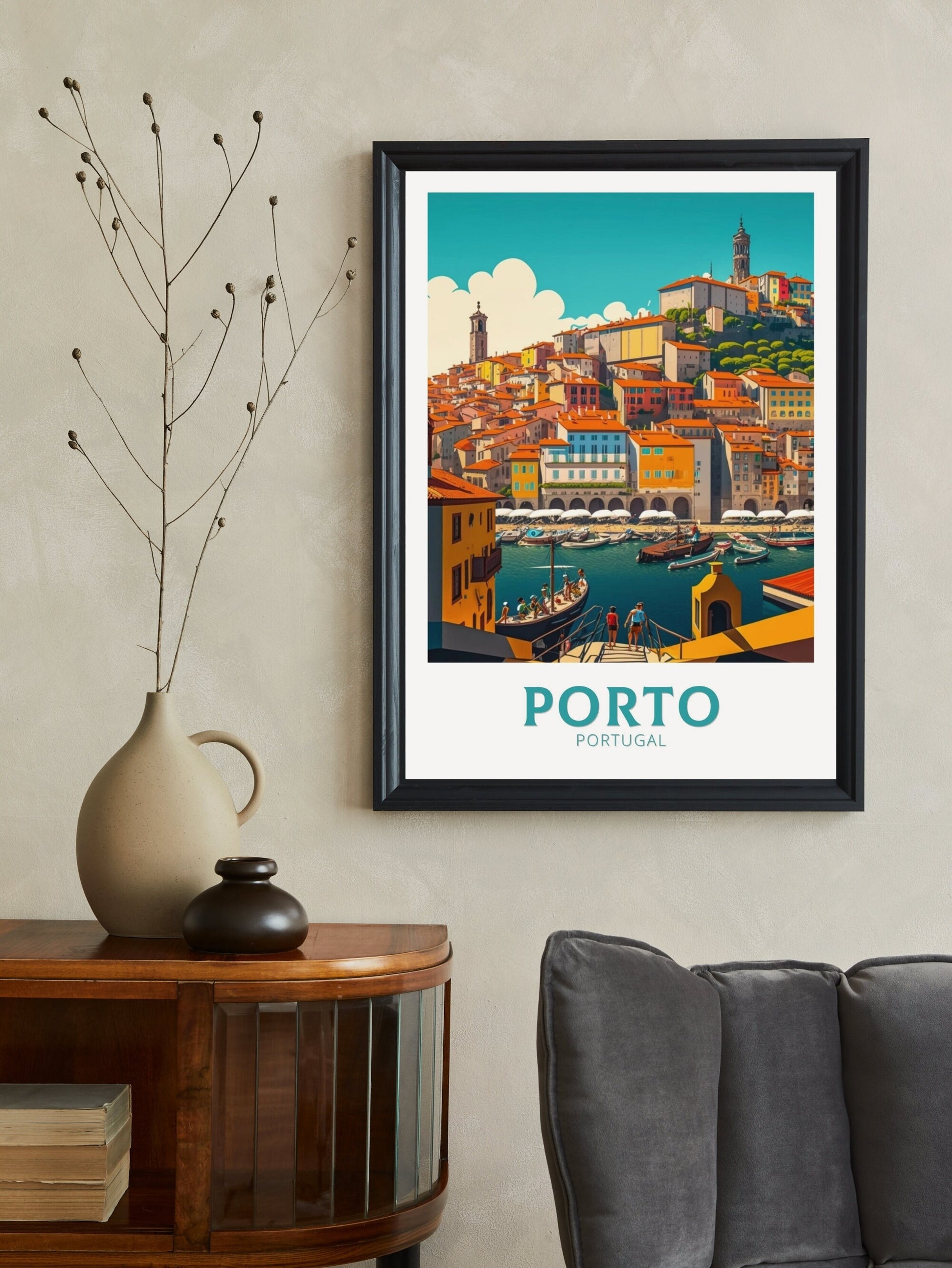 Porto Poster | Porto Travel Print | Porto Wall Art | Porto Print | Portugal Print | Portugal Home Decor | Porto Travel Art | ID 125