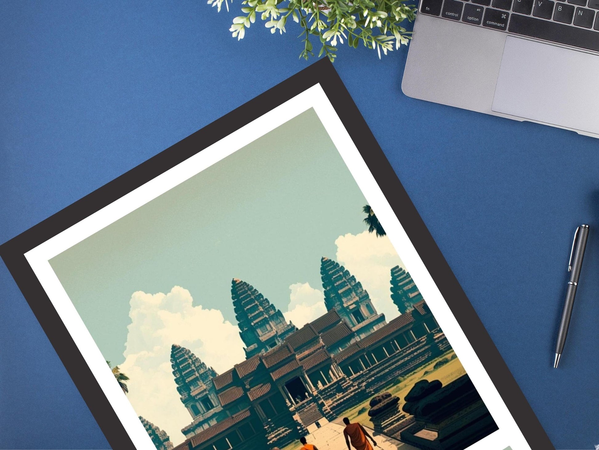 Angkor Wat Poster | Angkor Wat Print | Cambodia sunset | Cambodia Print | Angkor Wat Wall Art | Temples print | South East Asia | ID 132