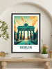 Berlin Print | Berlin Illustration | Berlin Wall Art | The Brandenburg Gate | Berlin Poster | Germany Poster Design | Berlin Poster | ID 137