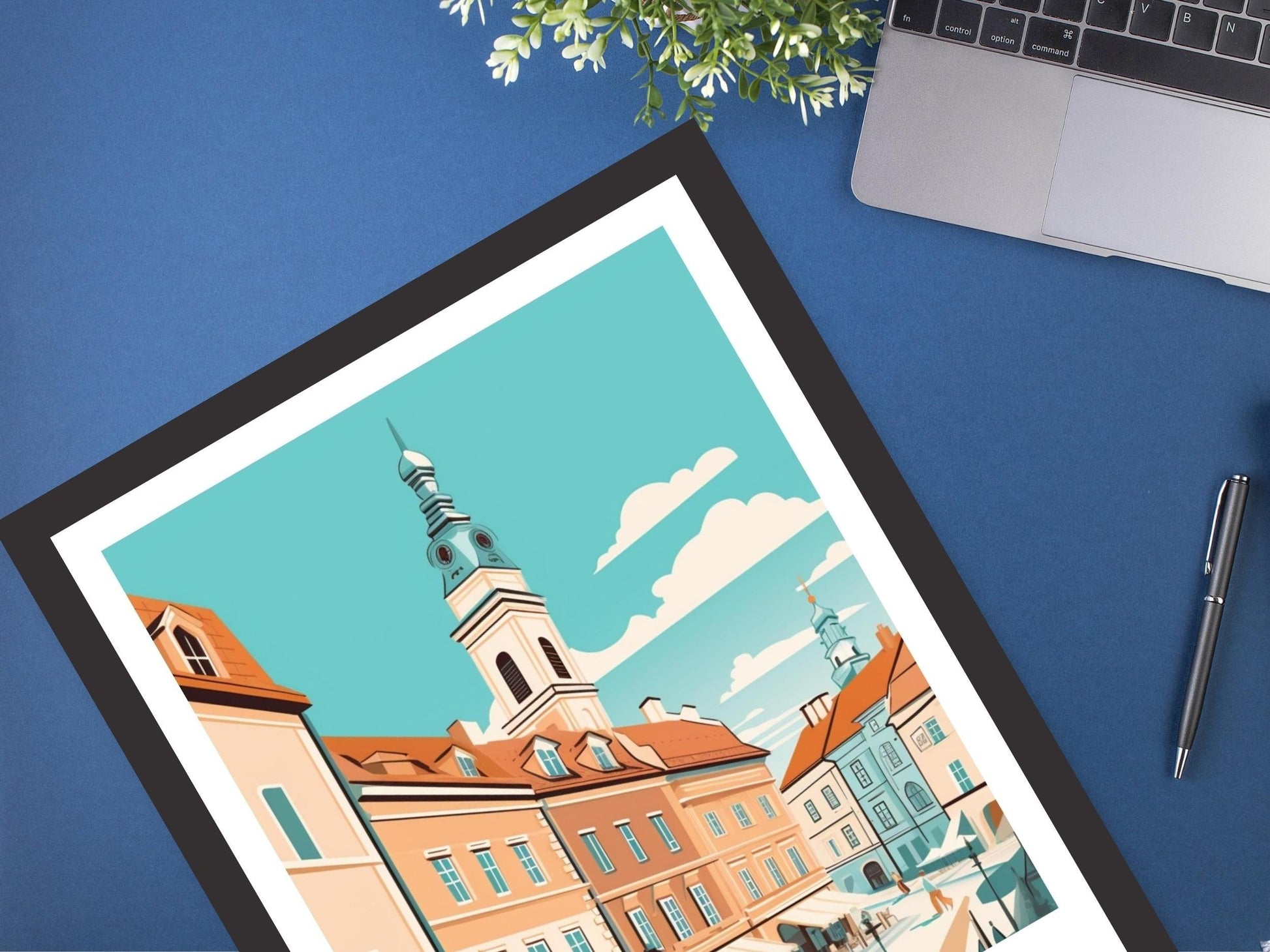 Bratislava Travel Print | Bratislava Poster | Bratislava Design | Bratislava Wall Art | Slovakia Illustration | Slovakia Poster | ID 144