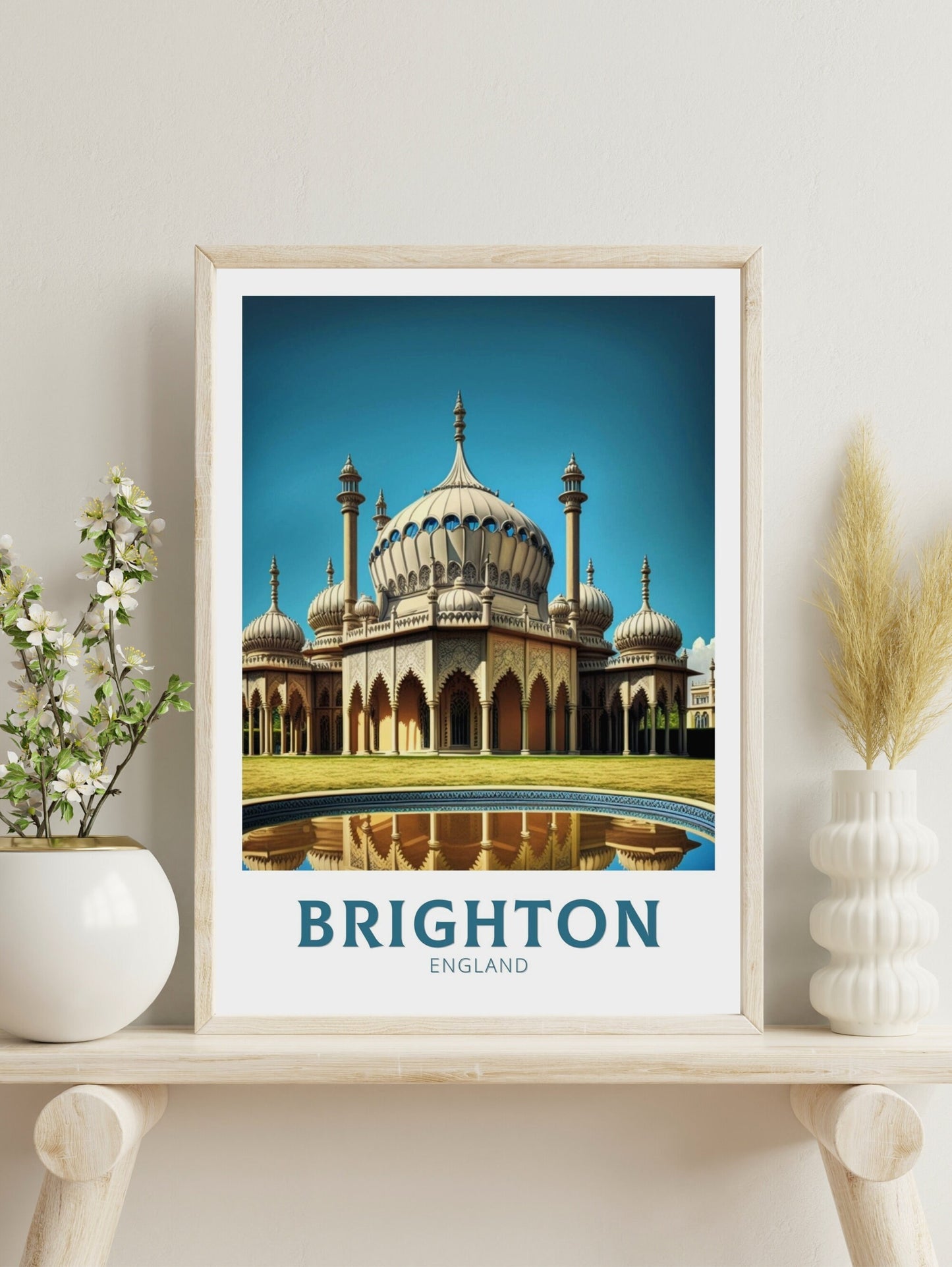 Brighton Travel Poster | Brighton Illustration | Brighton Wall Art | England Poster | Brighton Home Decor | Brighton Print | ID 146