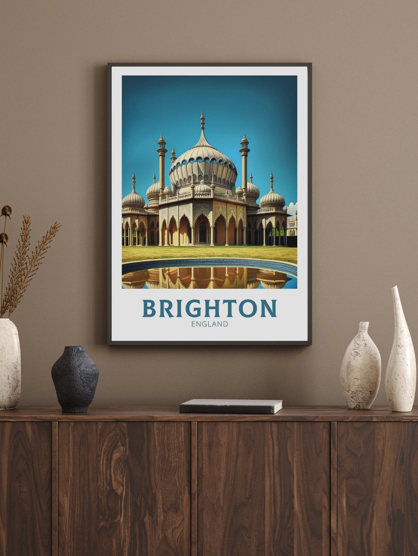 Brighton Travel Poster | Brighton Illustration | Brighton Wall Art | England Poster | Brighton Home Decor | Brighton Print | ID 146