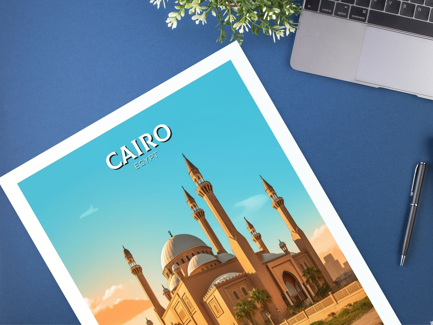 Cairo Travel Print | Cairo Illustration | Cairo Wall Art | Africa Print | Egypt Decor | Cairo Poster | Culture Art | Mosque Print ID 150