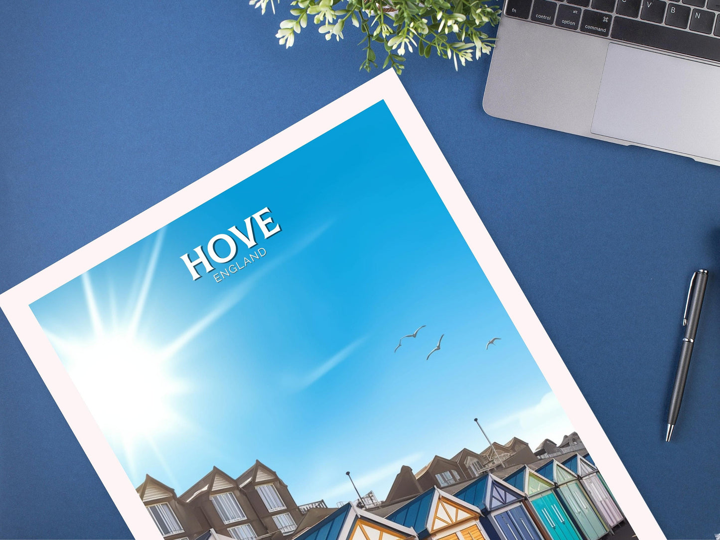 Hove England Travel Poster | Hove Print | Hove Design | Hove Wall Art | Hove England Illustration | Hove England Print | Hove Art | ID 103