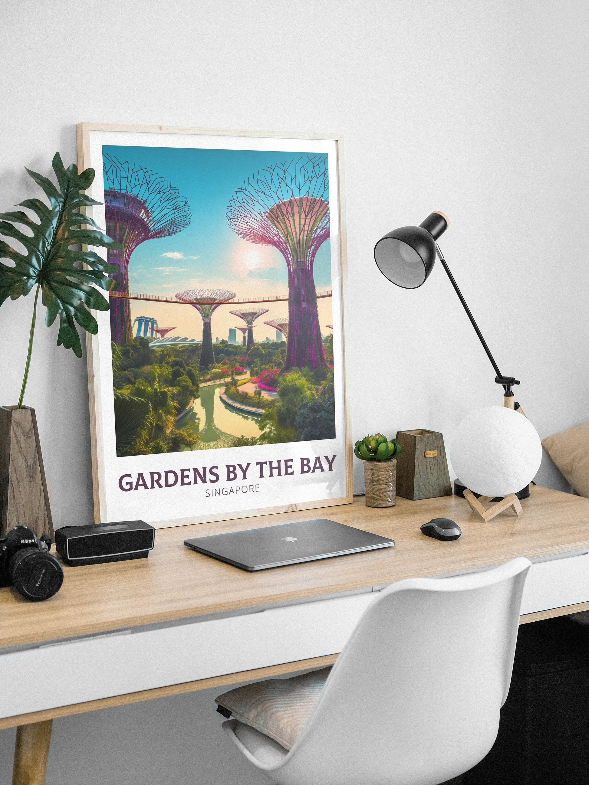 Garden by the Bay Poster | Garden by the Bay Illustration | Singapore Print | Singapore Poster | ID 159