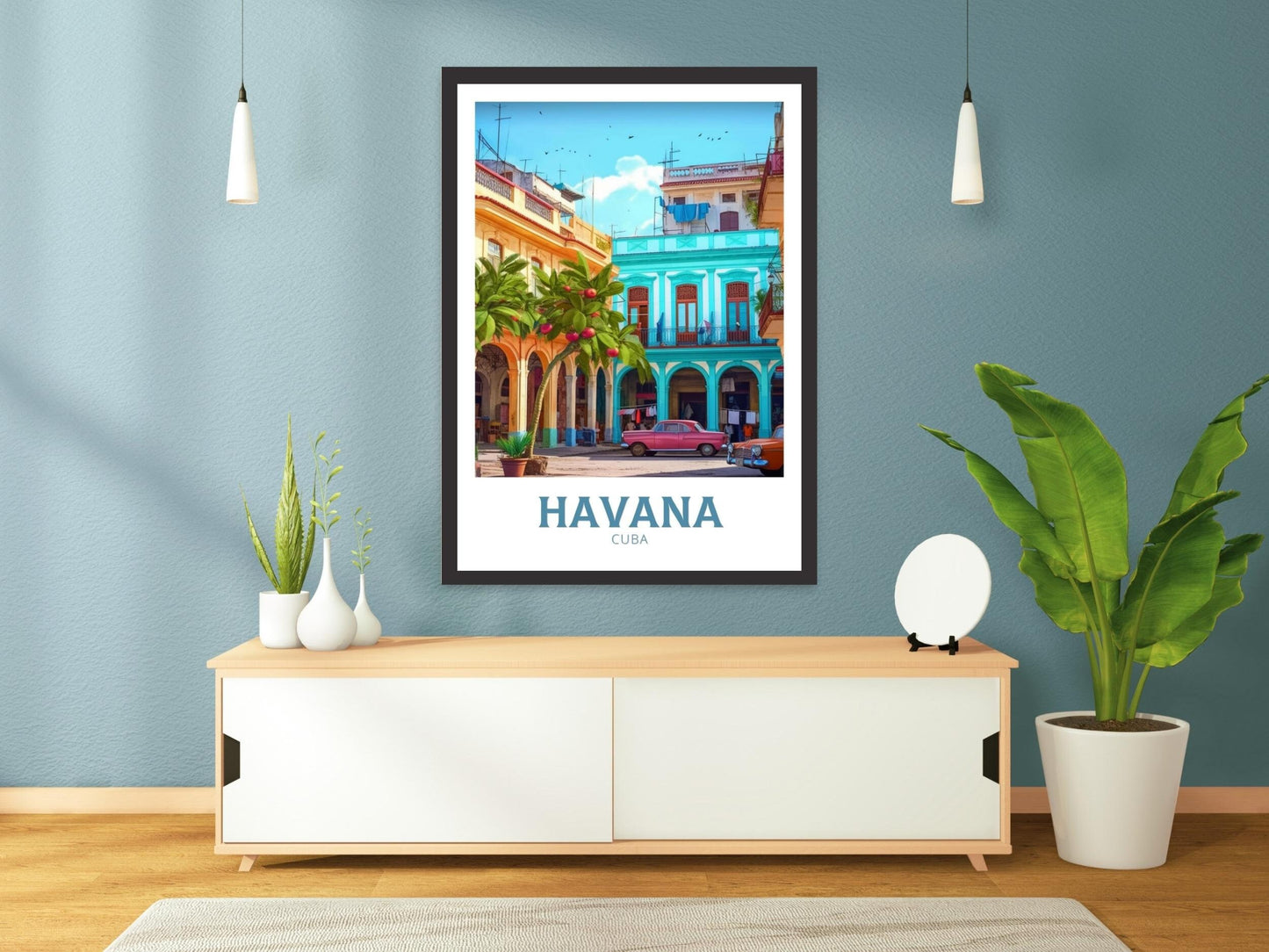 Havana Cuba Travel Print | Havana Poster | Havana Design | Havana Wall Art | Havana Illustration | Havana Print | Cuba Print Art | ID 160