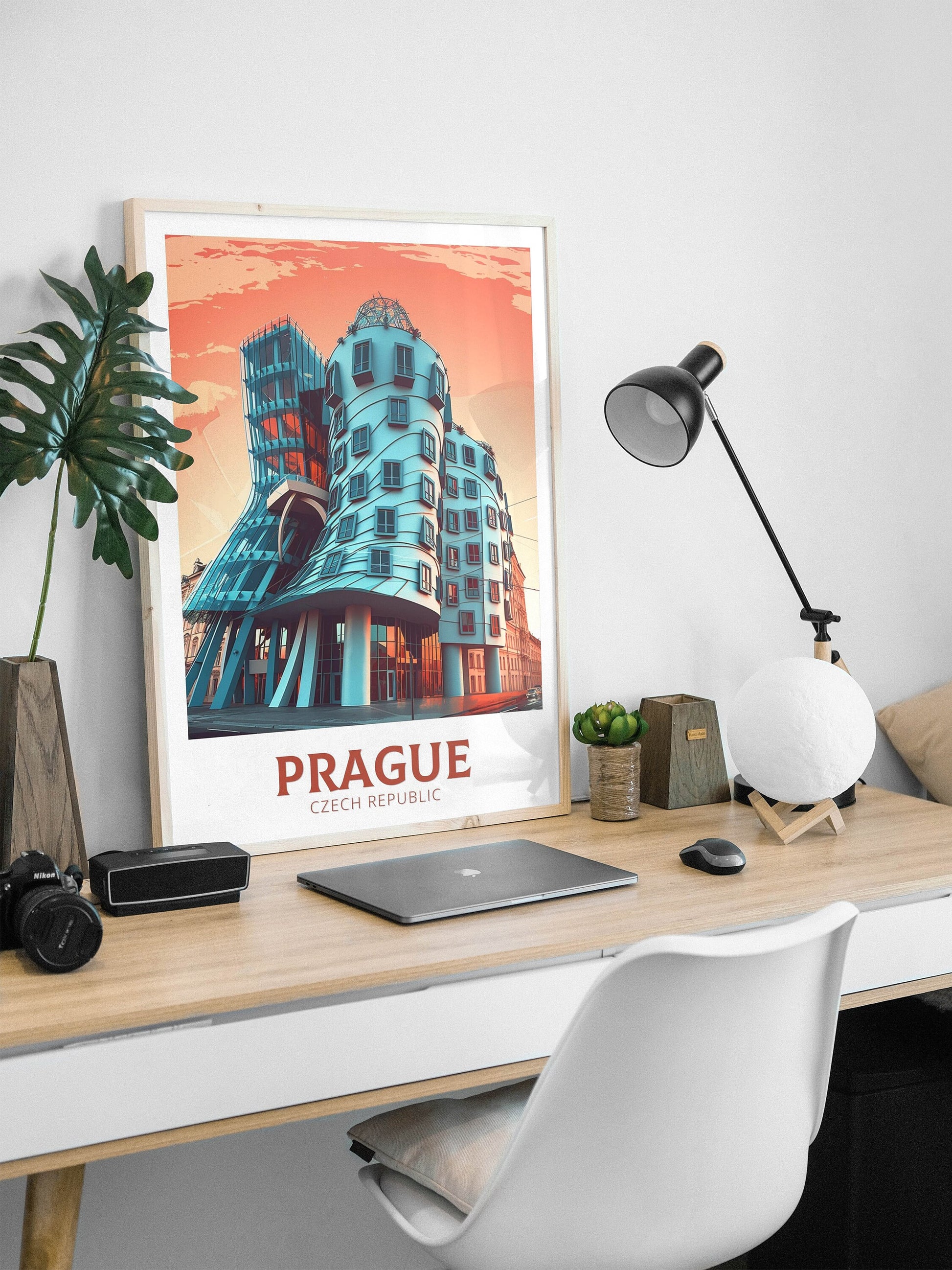 Prague Travel Poster | Prague Illustration | Prague Wall Art | Czech Republic Poster | Prague Home Decor | Prague Print | ID 167