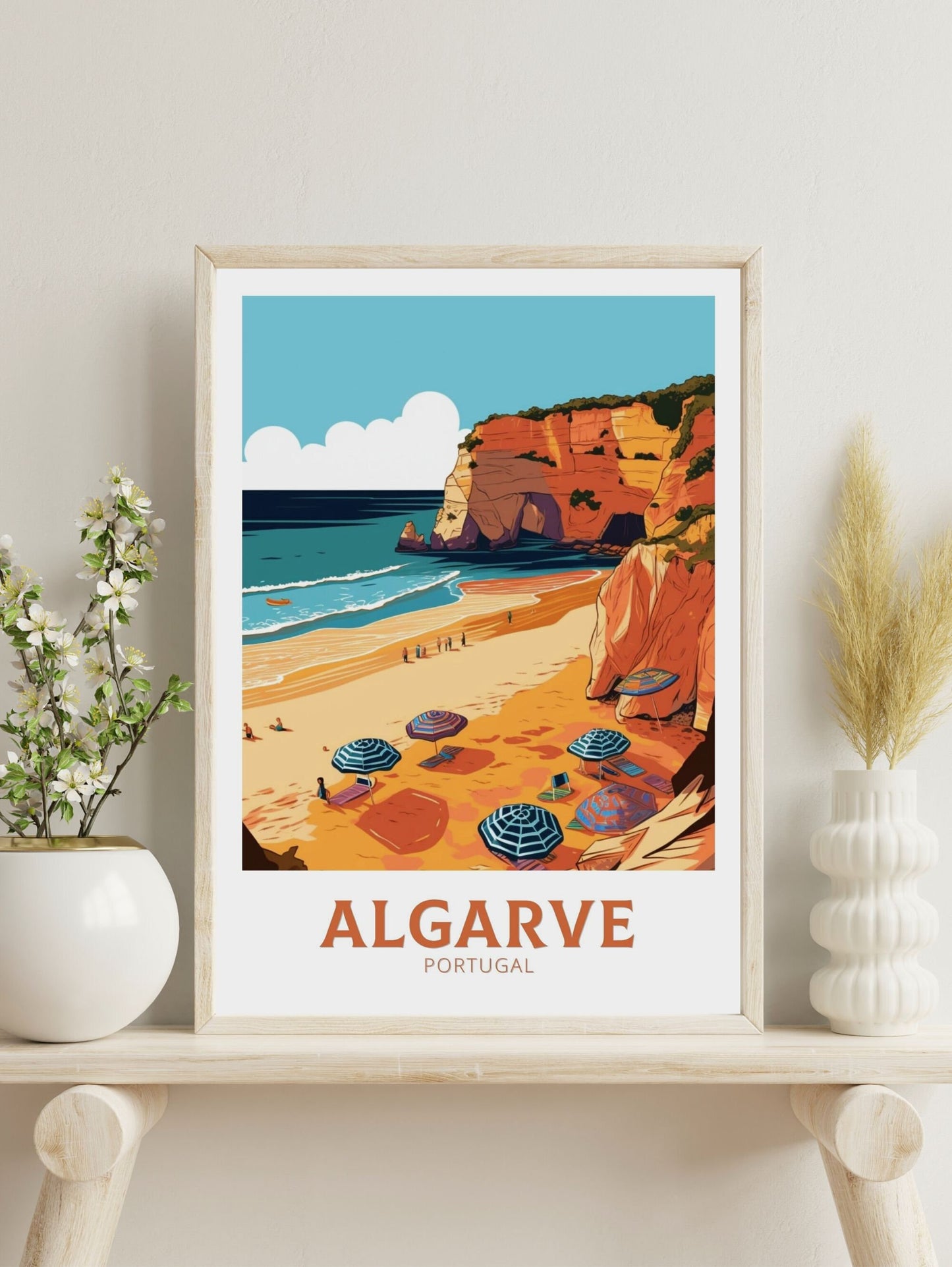 Algarve Travel Poster | Algarve Print | Algarve Home Décor | Algarve beach | Algarve Wall Art | Algarve poster | ID 120