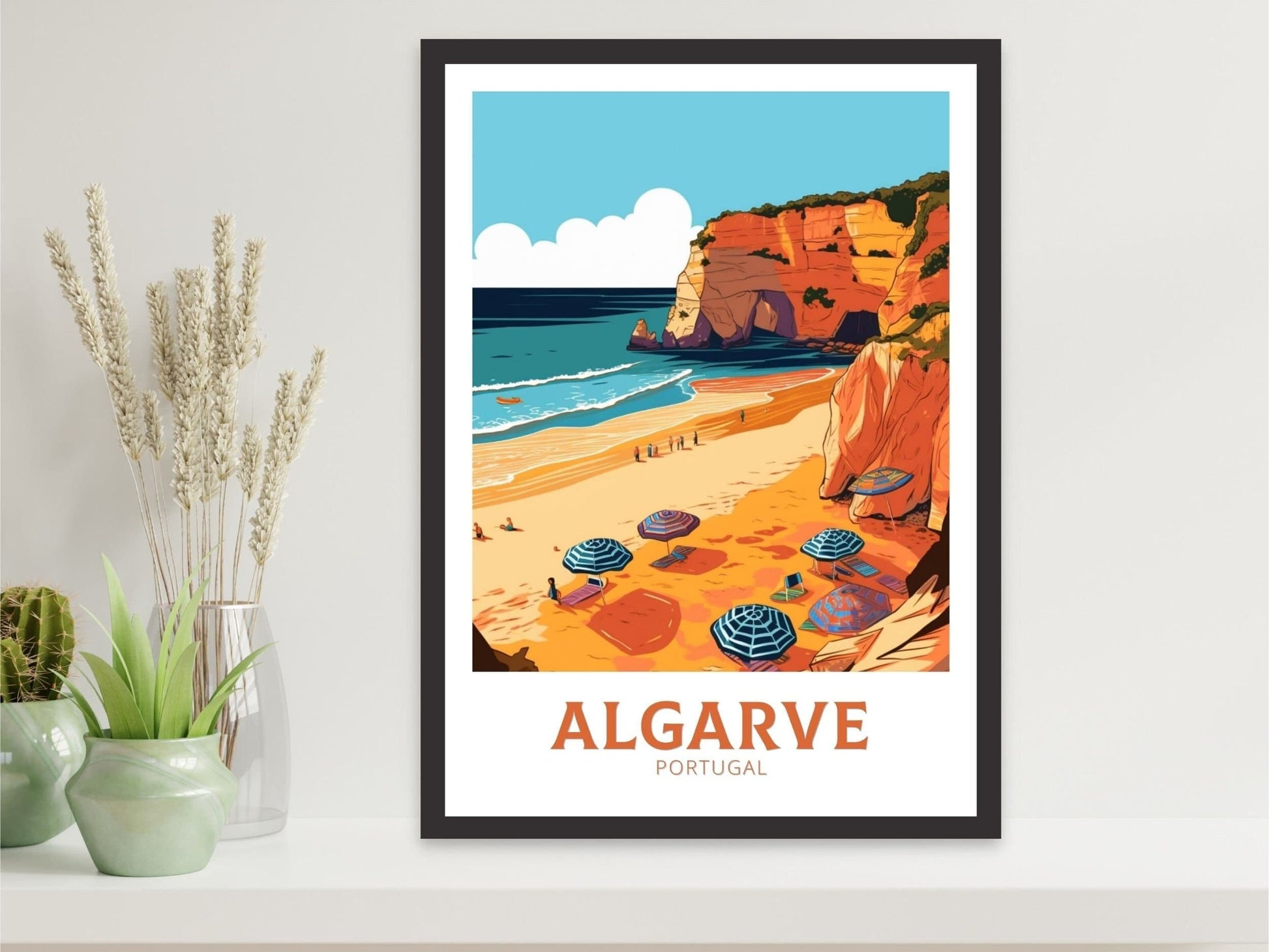 Algarve Travel Poster | Algarve Print | Algarve Home Décor | Algarve beach | Algarve Wall Art | Algarve poster | ID 120