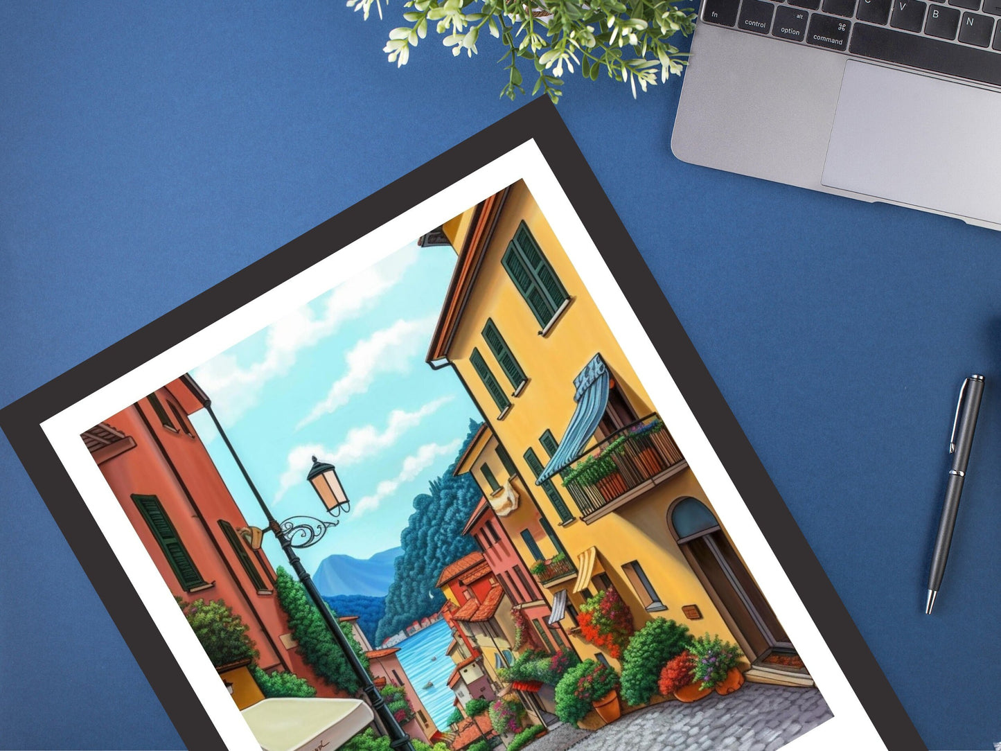 Lake Como Italy Travel Poster | Lake Como Illustration | Lake Como Wall Art | Italy Poster | Lake Como Poster | Lake Como Print | ID 194