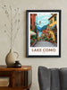 Lake Como Italy Travel Poster | Lake Como Illustration | Lake Como Wall Art | Italy Poster | Lake Como Poster | Lake Como Print | ID 194