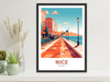 Nice Travel Poster | Nice Illustration | Nice Wall Art | France Poster | Nice Home Décor | Nice Print | ID 204