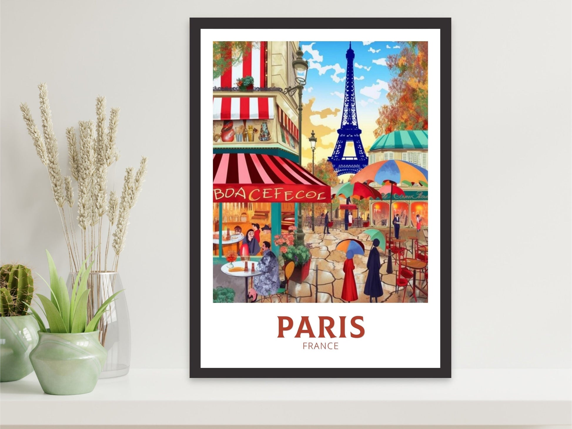 Paris Travel Poster | Paris Illustration | Paris Wall Art | France Poster | Paris Poster | Paris France Art Poster | Paris Affiche | ID 206