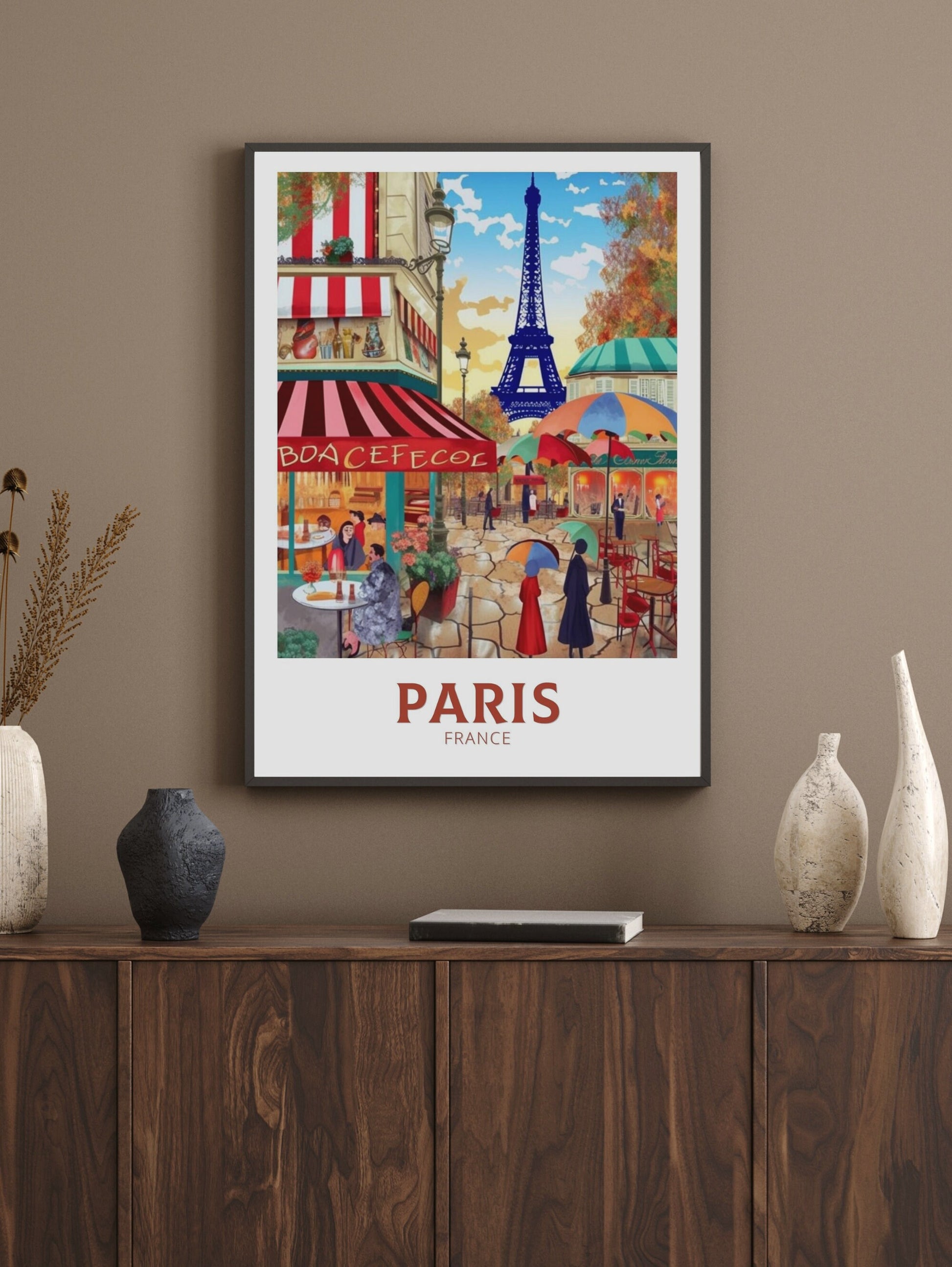 Paris Travel Poster | Paris Illustration | Paris Wall Art | France Poster | Paris Poster | Paris France Art Poster | Paris Affiche | ID 206