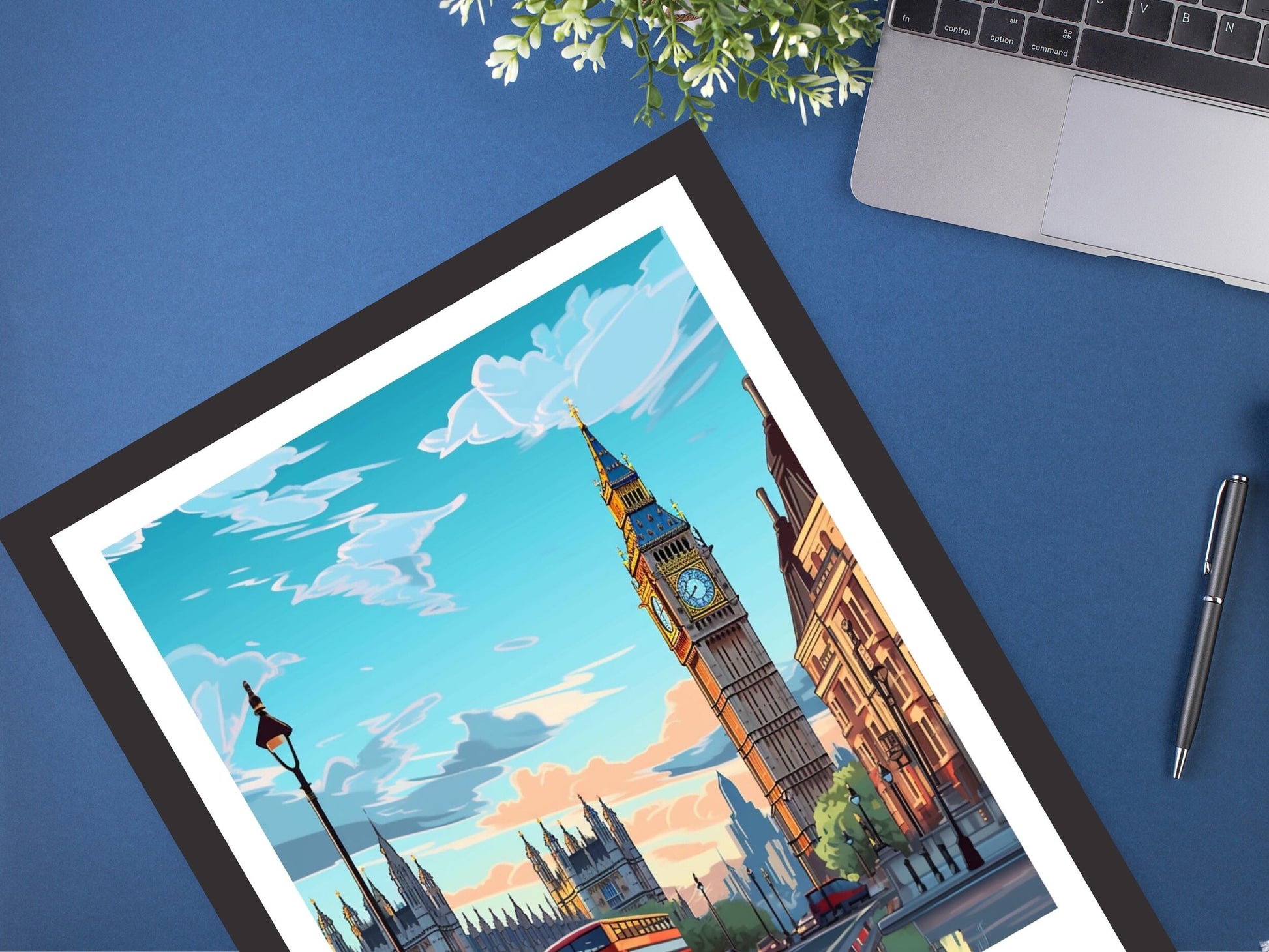 London Travel Poster | London Travel Print | London Artwork| London Wall Art | London Big Ben | London Home Decor | ID 215