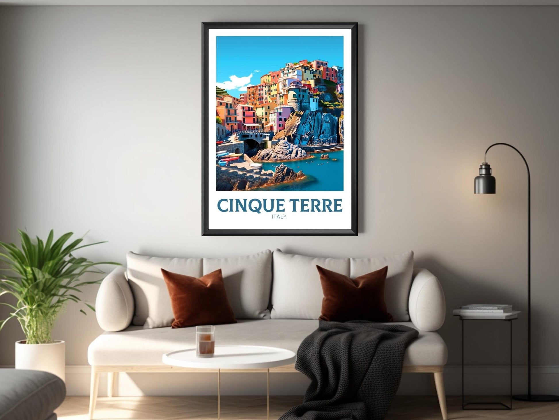 Cinque Terre Poster | Cinque Terre Travel Print | Travel Gifts | Italy Travel Print | Italy Poster | Housewarming Gift | Cinque Terre ID 217