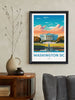 Washington DC Poster | Washington D.C. Travel Print | Washington Illustration | D.C. Wall Art | White House Print | USA Print | ID 232