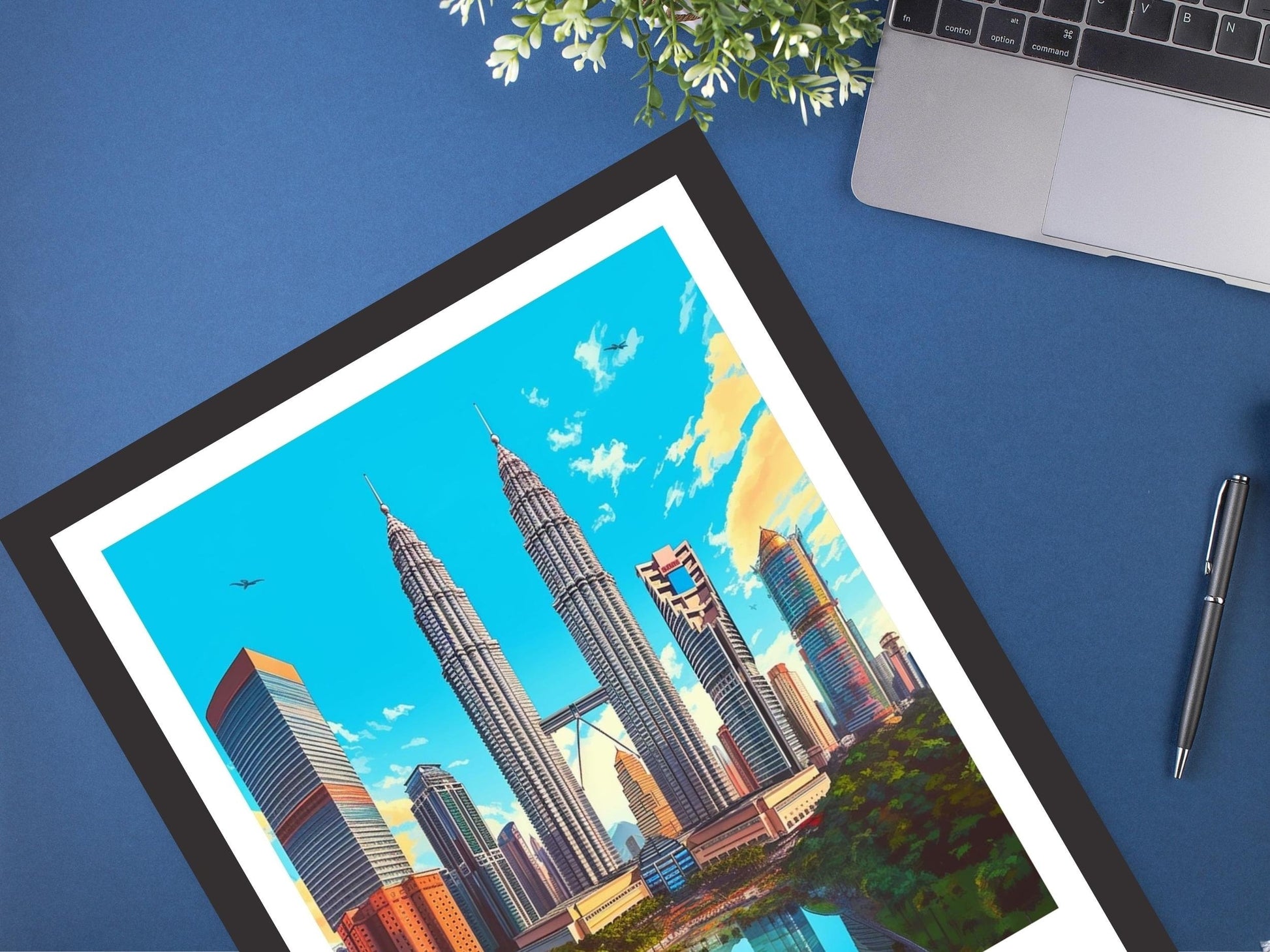 Kuala Lumpur Travel Print | Kuala Lumpur Illustration | Malaysia Print | Kuala Lumpur Travel Poster | Kuala Lumpur Wall Art | ID 260