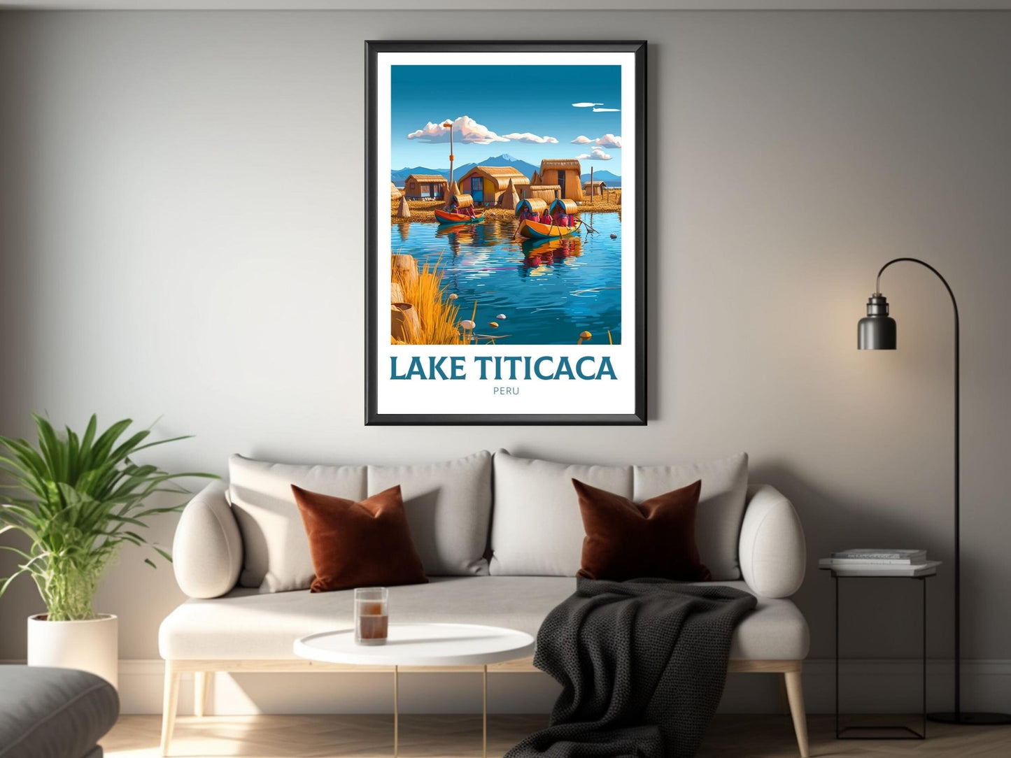 Lake Titicaca Travel Print | Lake Titicaca Travel Poster | Lake Titicaca Design | Lake Titicaca Wall Art | Lake Titicaca Painting | ID 262