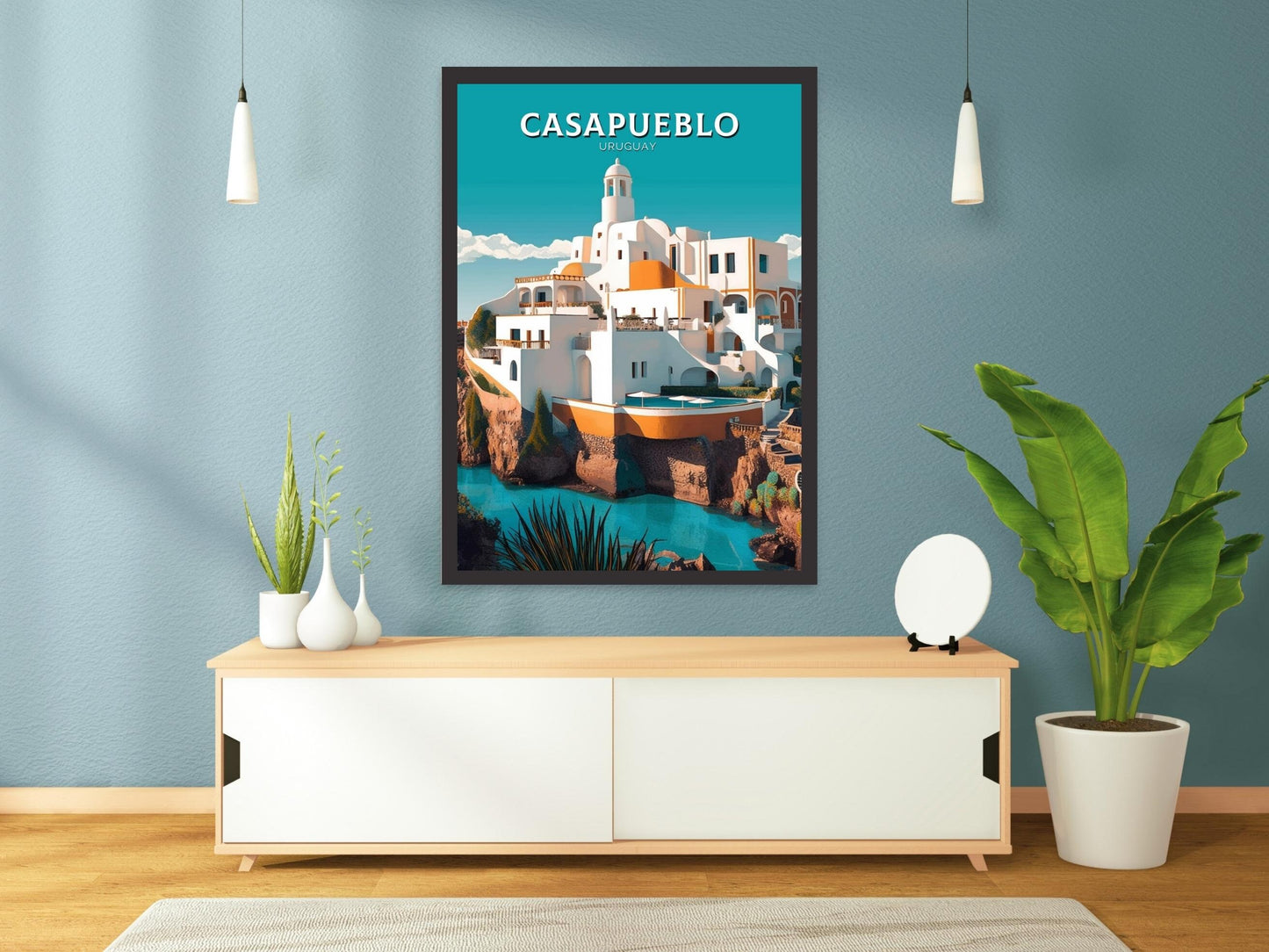 Casapueblo Travel Print | Casapueblo Travel Poster | Casapueblo Design | Casapueblo Wall Art | Casapueblo Painting | Casapueblo Art ID 263