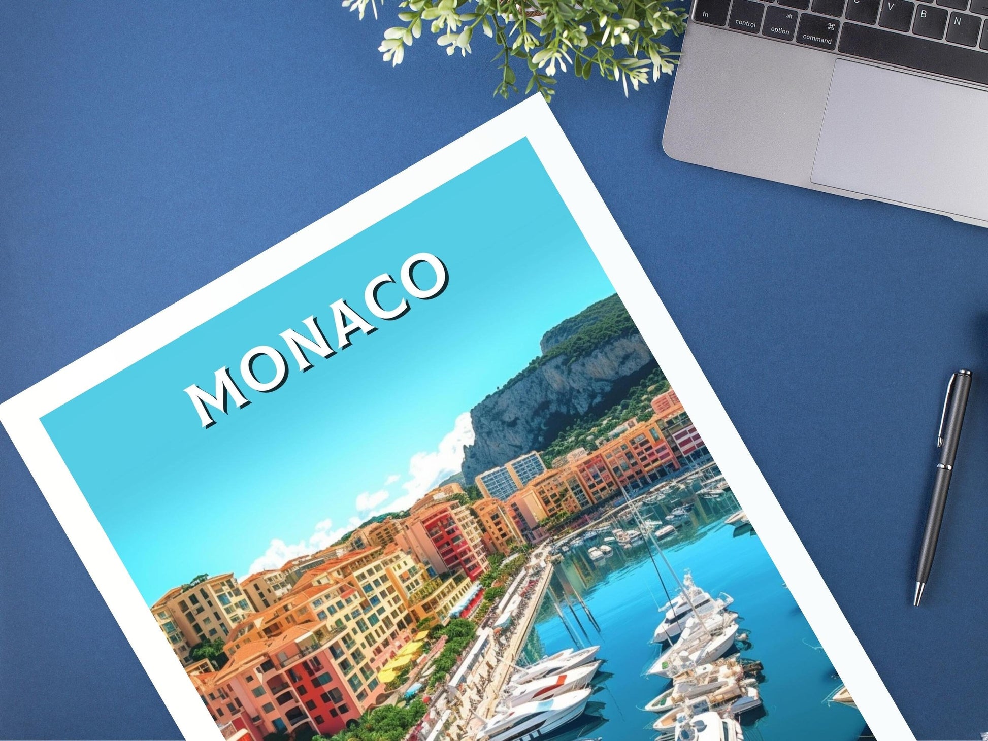 Monaco Travel Print | Monaco Art | Monaco Poster | Monaco Wall Art | Monaco Illustration | Monaco Home Decor | Monaco Artwork | ID 281