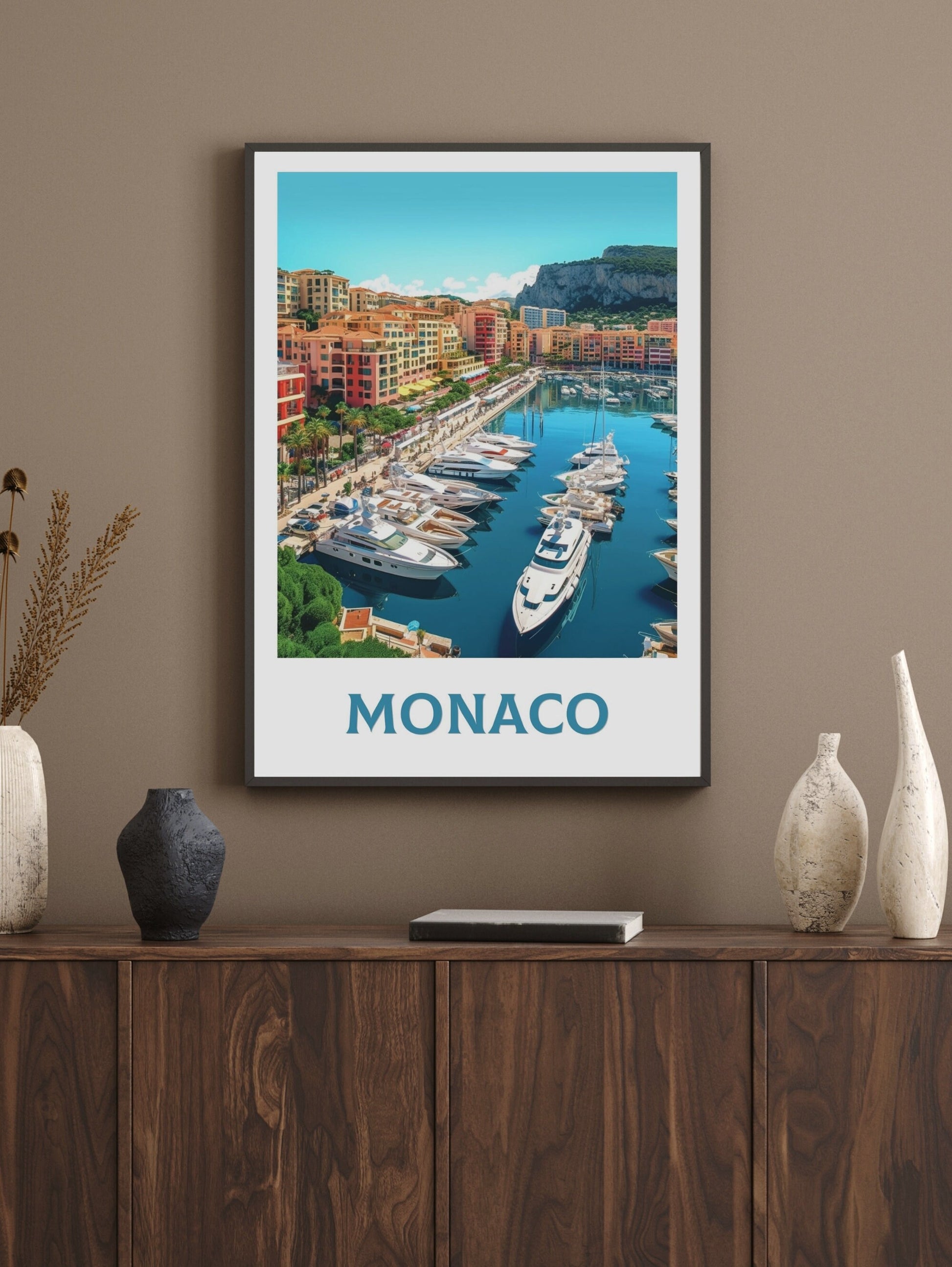 Monaco Poster | Monaco Travel Print | Monaco Art | Monaco Wall Art | Monaco Illustration | Monaco Home Decor | Monaco Artwork | ID 282