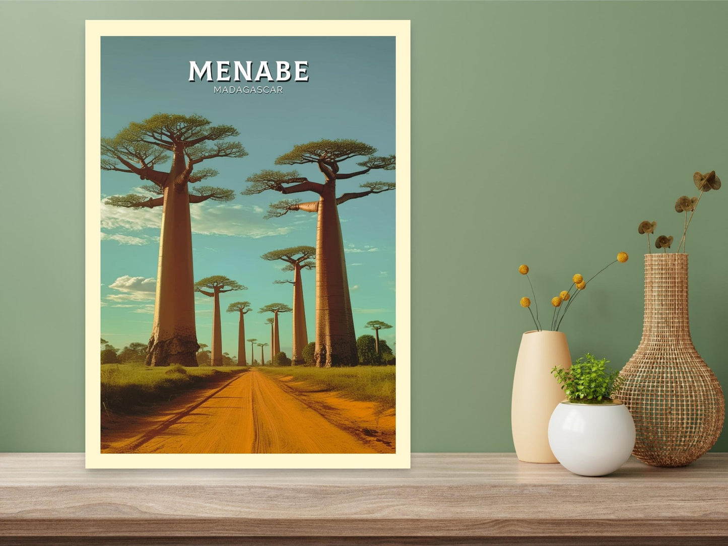 Menabe Travel Print | Menabe Wall Art | Menabe Travel Poster | Africa Poster | Madagascar Travel Print | Menabe Madagascar Art | ID 243