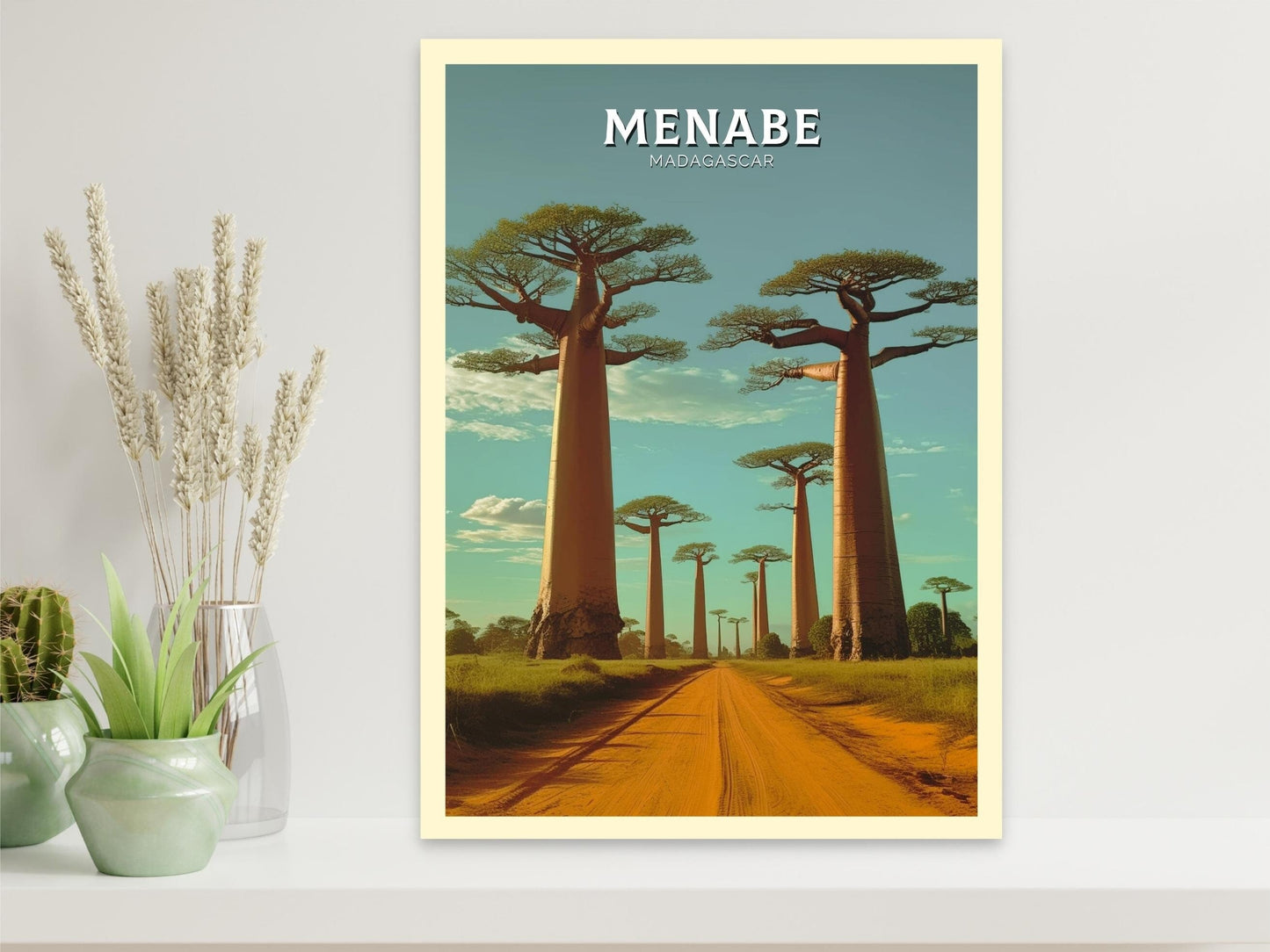 Menabe Travel Print | Menabe Wall Art | Menabe Travel Poster | Africa Poster | Madagascar Travel Print | Menabe Madagascar Art | ID 243