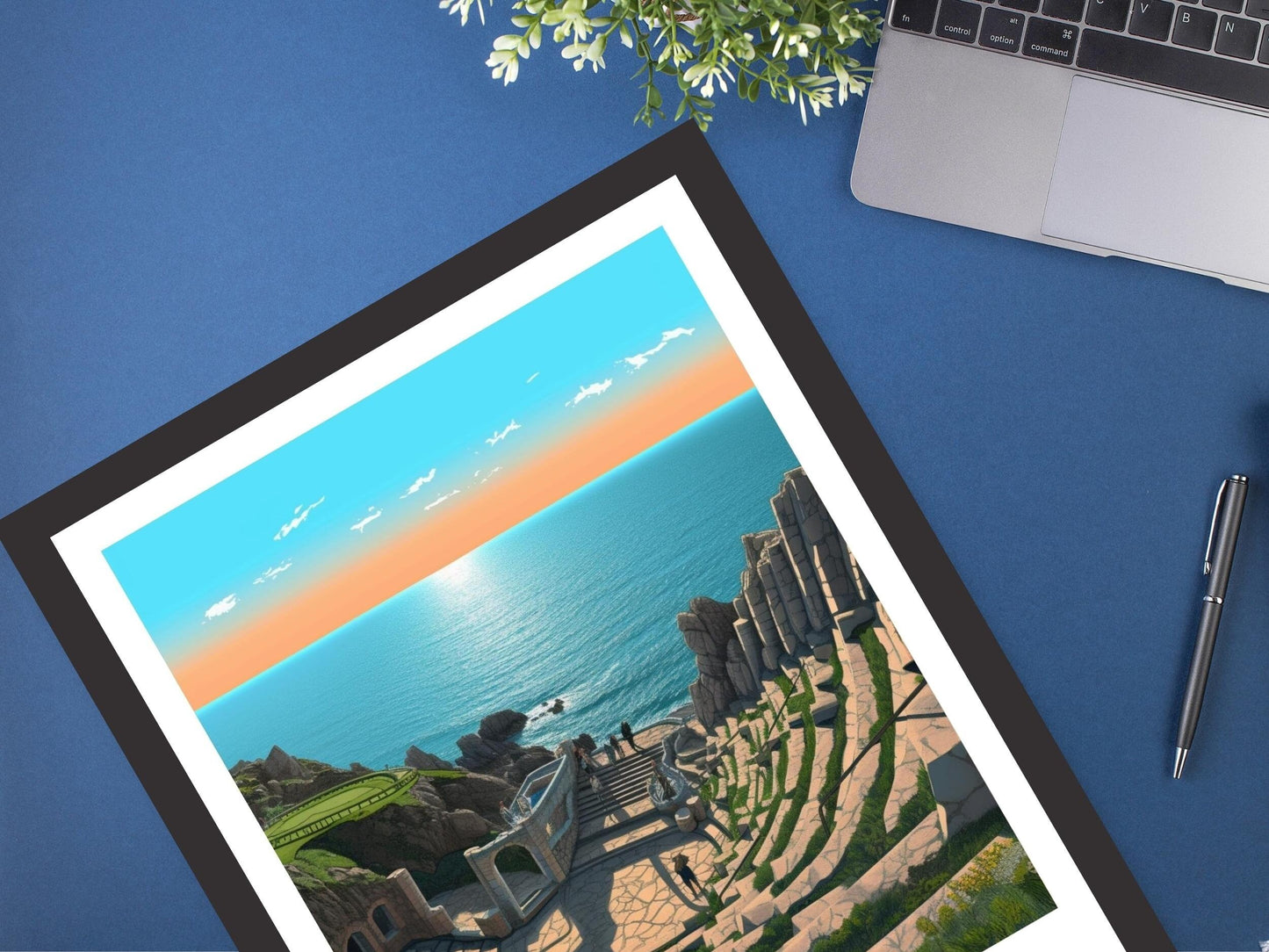 St Ives Travel Poster | St Ives Travel Print | Print | St Ives Wall Art | England Print | England Home Decor | Cornwall Travel gift ID 322