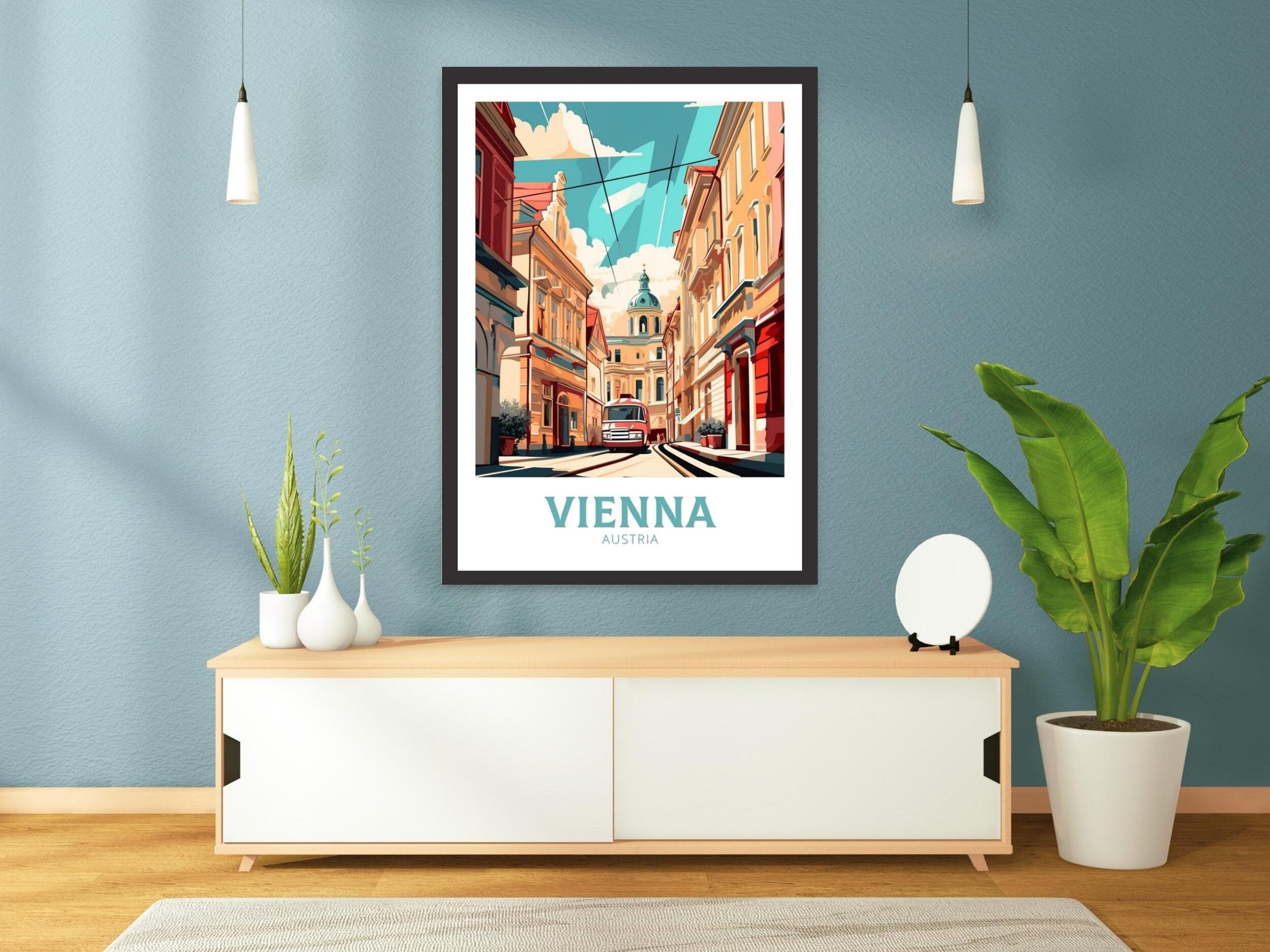 Vienna Poster | Vienna Print | Vienna Illustration | Vienna Wall Art | Vienna Austria Print | Vienna Home Decor | Wall Hangings ID 168